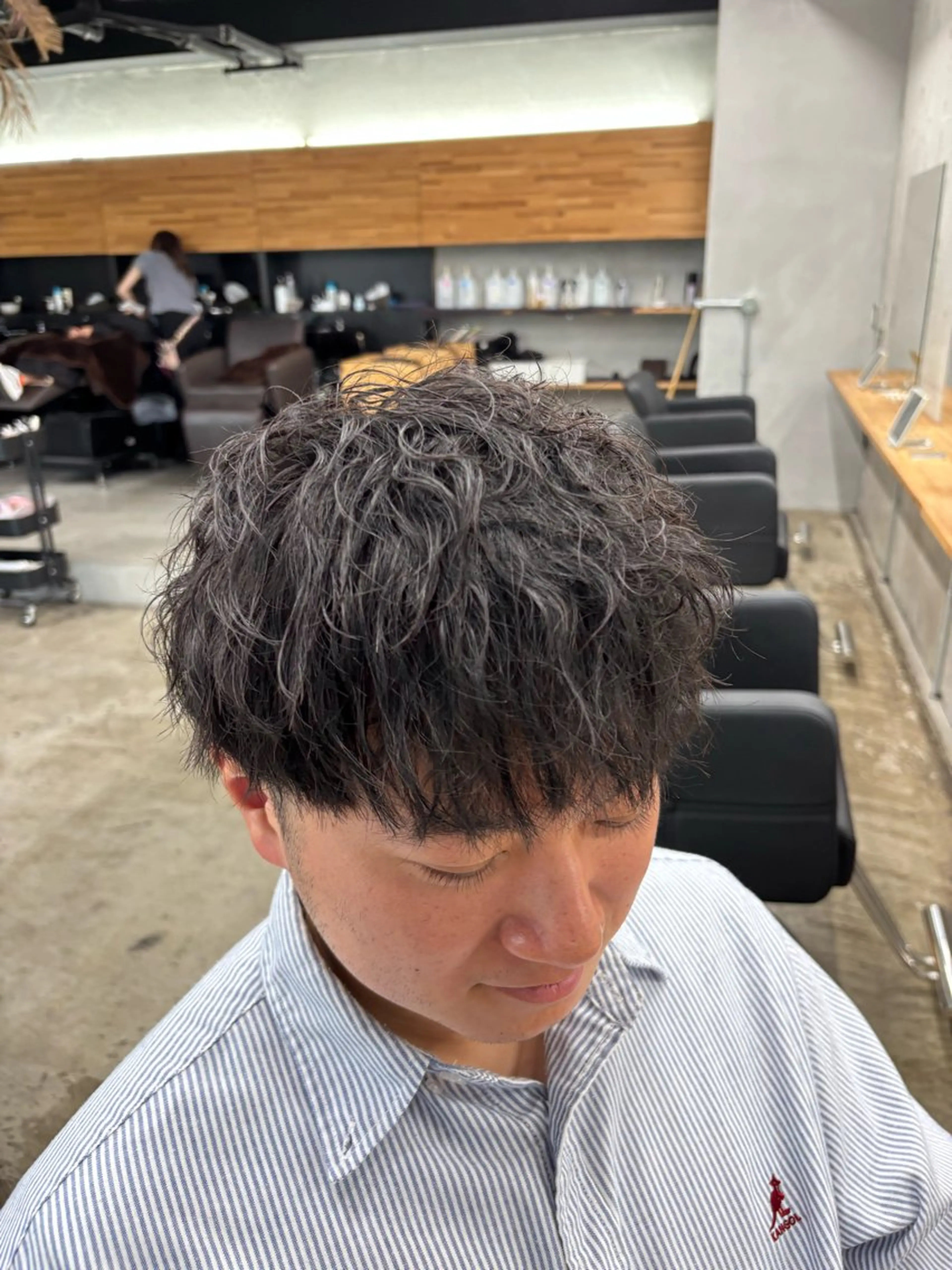 パーマ メンズ カット パーマ mono / Manatoのヘアスタイル