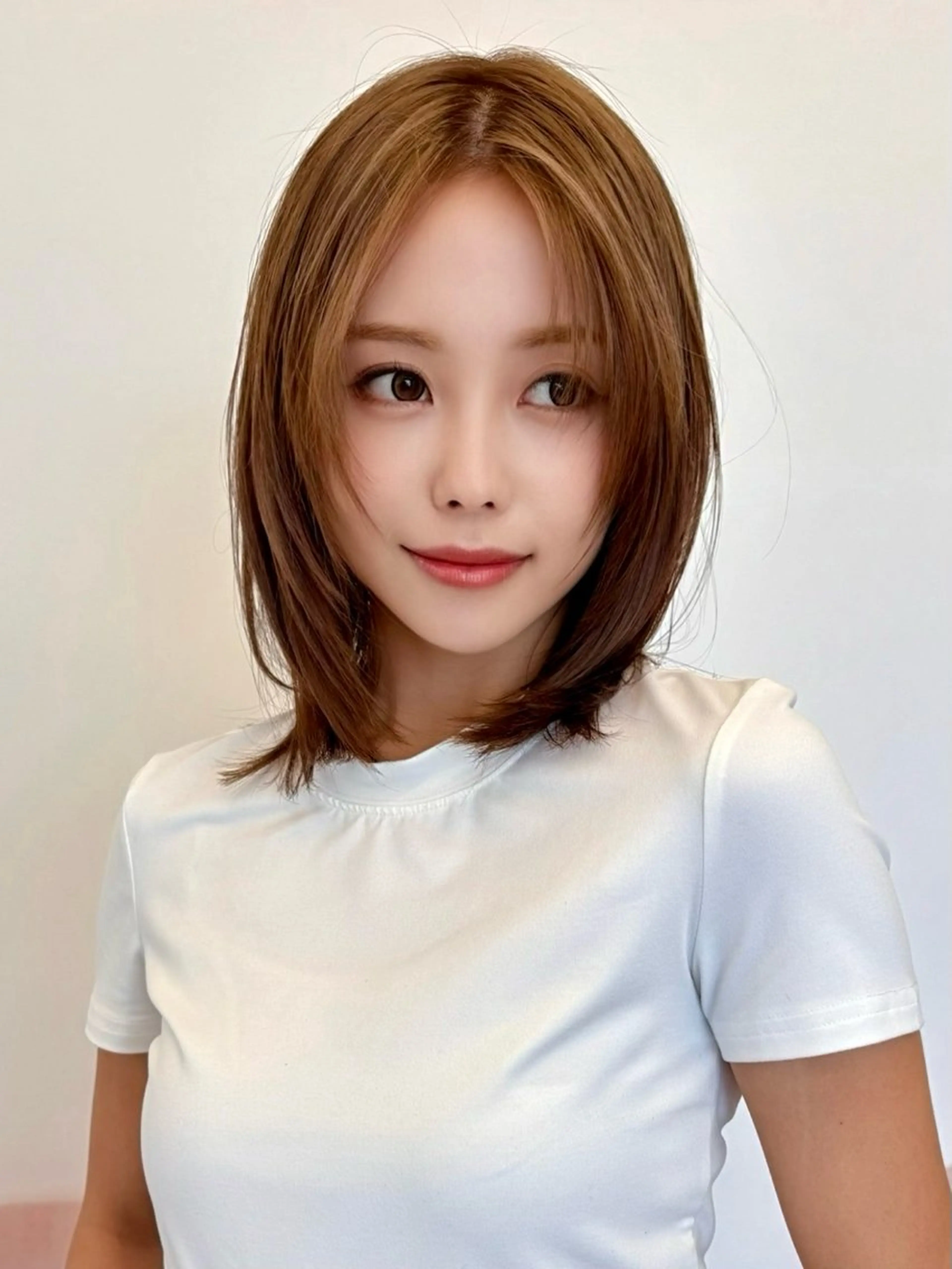 ミディアム ショート白髪染め無料 ／河瀬謙介のヘアスタイル