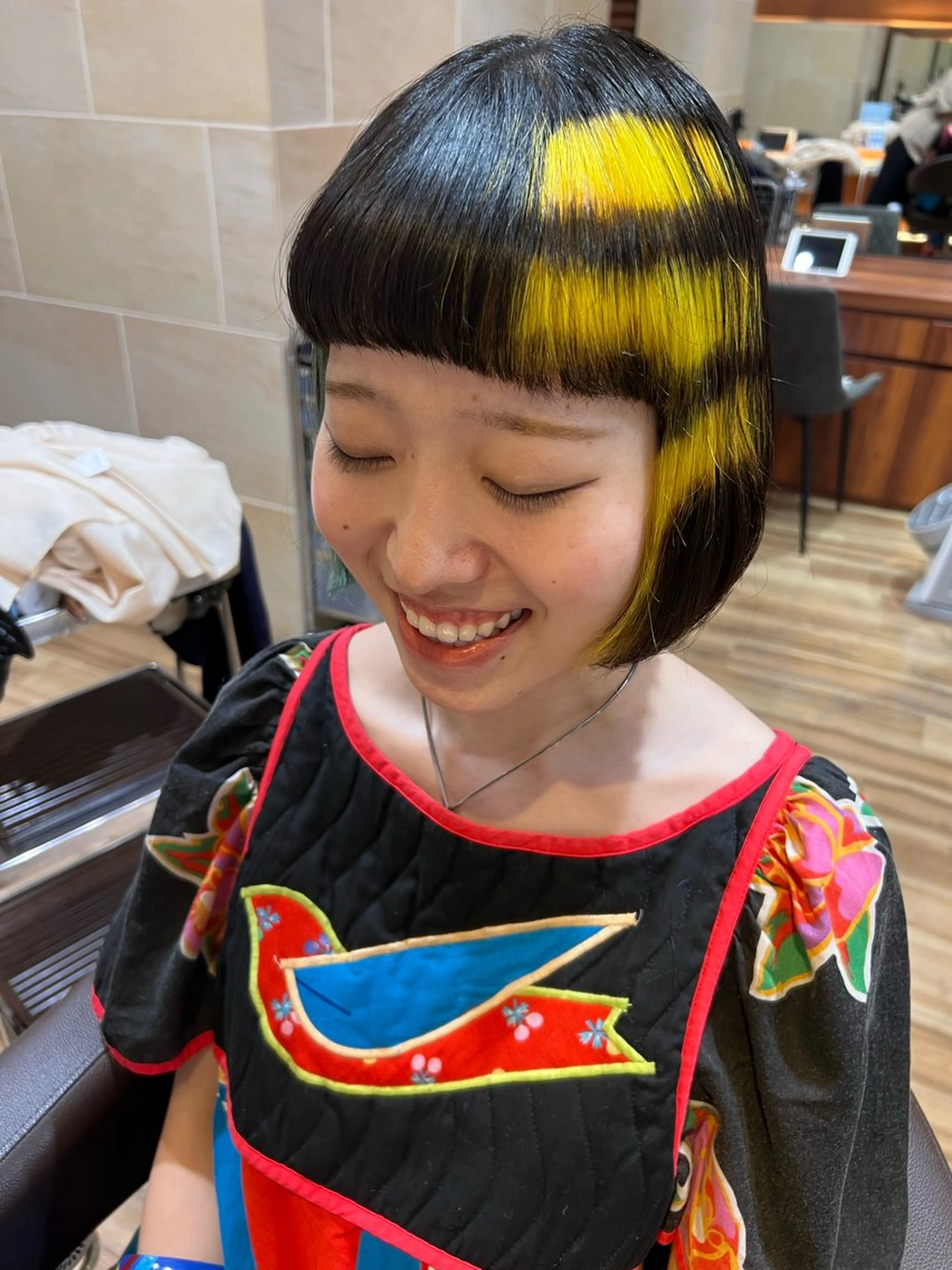 ショート カラー ヘアカラー しみず さくら🌸のヘアスタイル