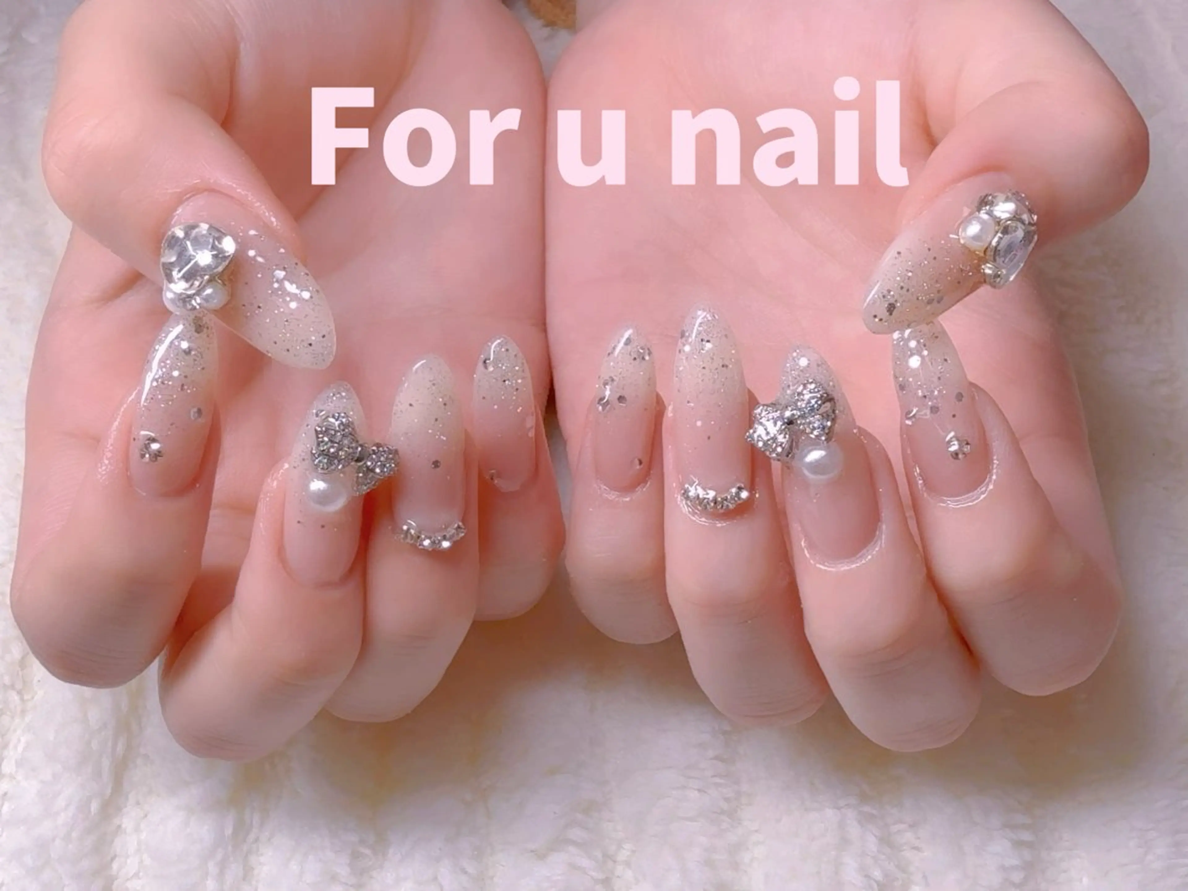 ネイル 成人式 韓国ネイル オフィスネイル ハンドネイル ハンドケア cat‘s nail🐈‍⬛のネイルデザイン