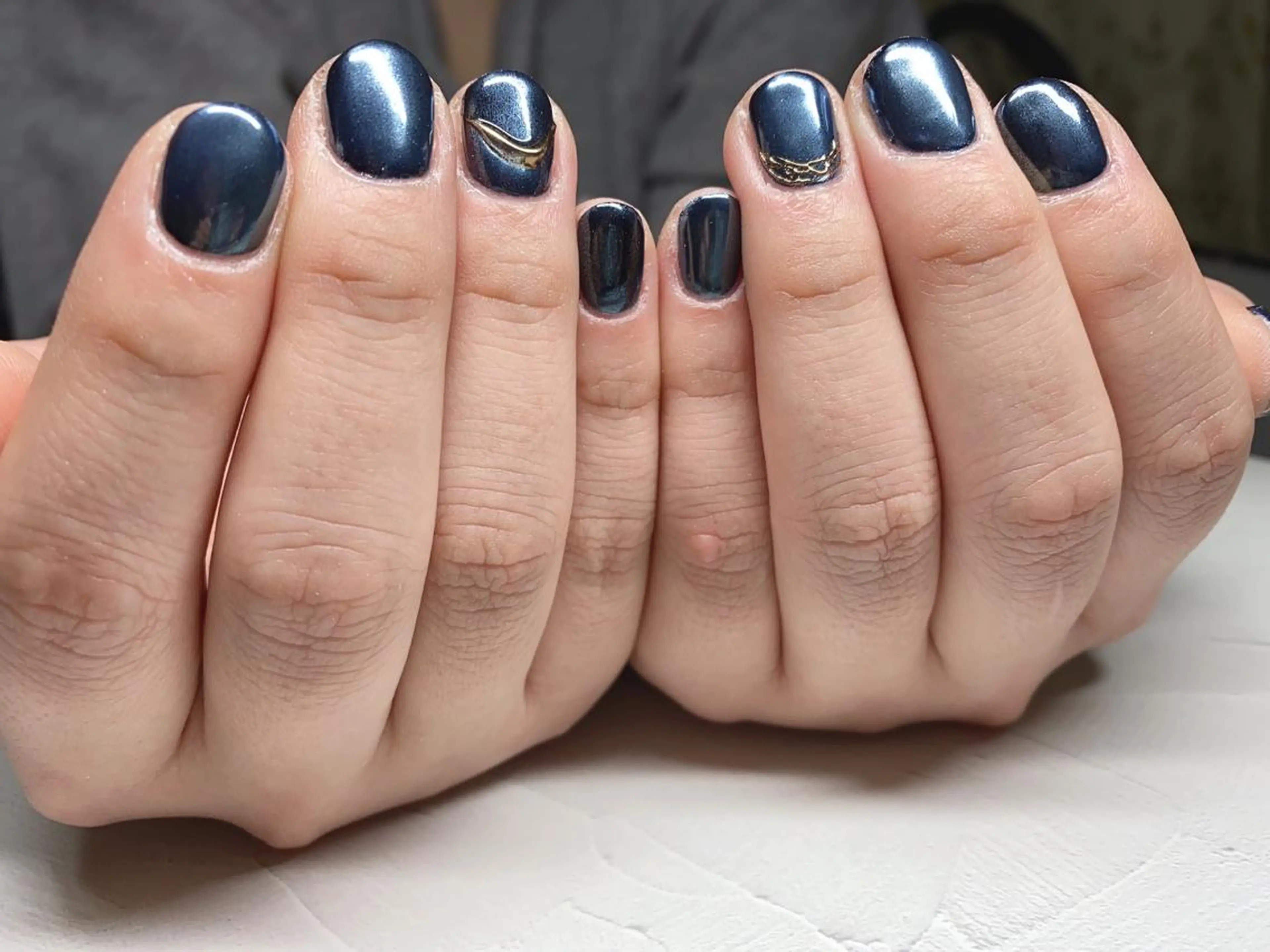 ネイル ミラーネイル R.I所属・R.I みちのネイルデザイン