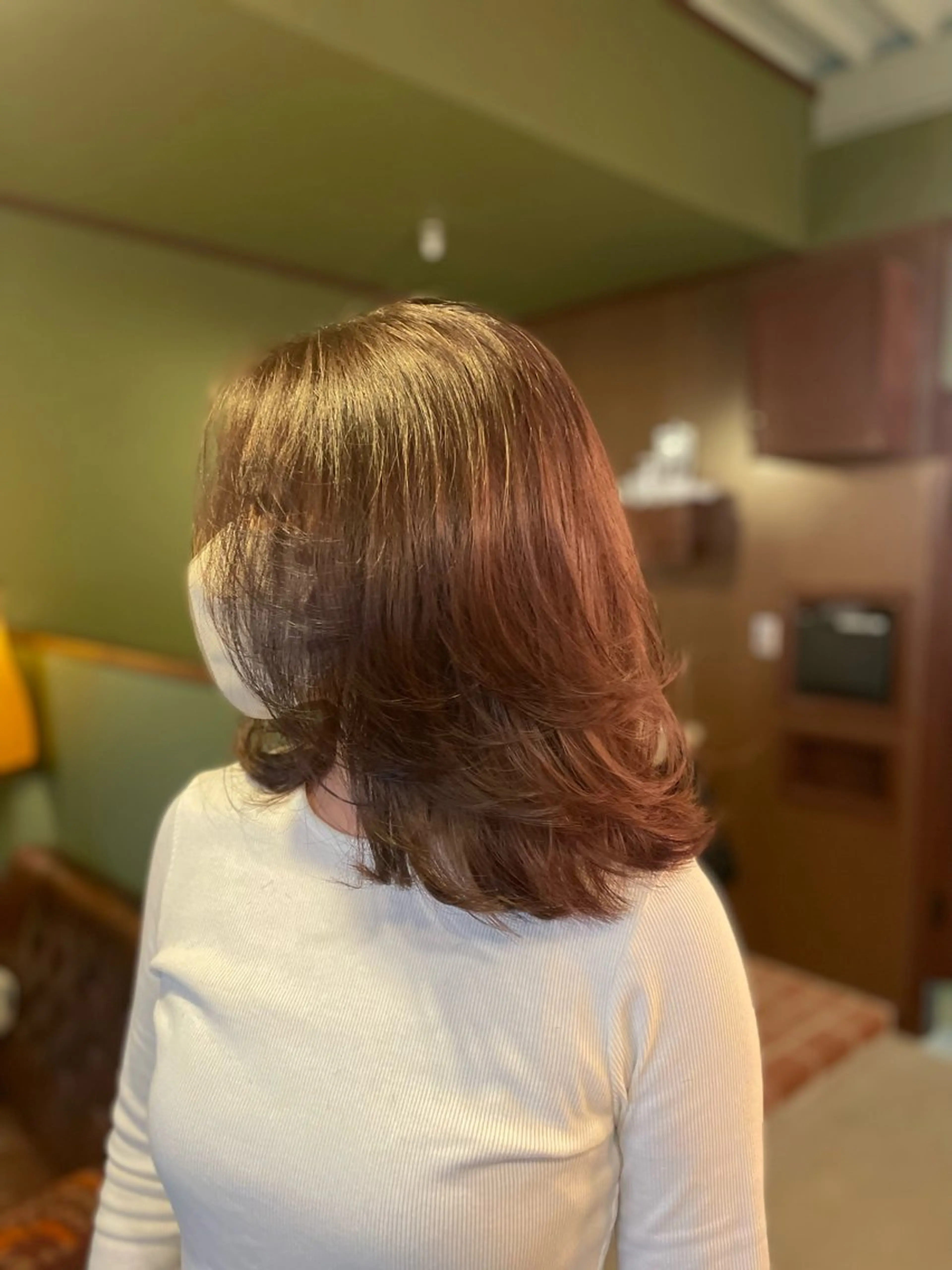 ミディアム カラー カット ヘアカラー トリートメント PATH-hair. storeのヘアスタイル