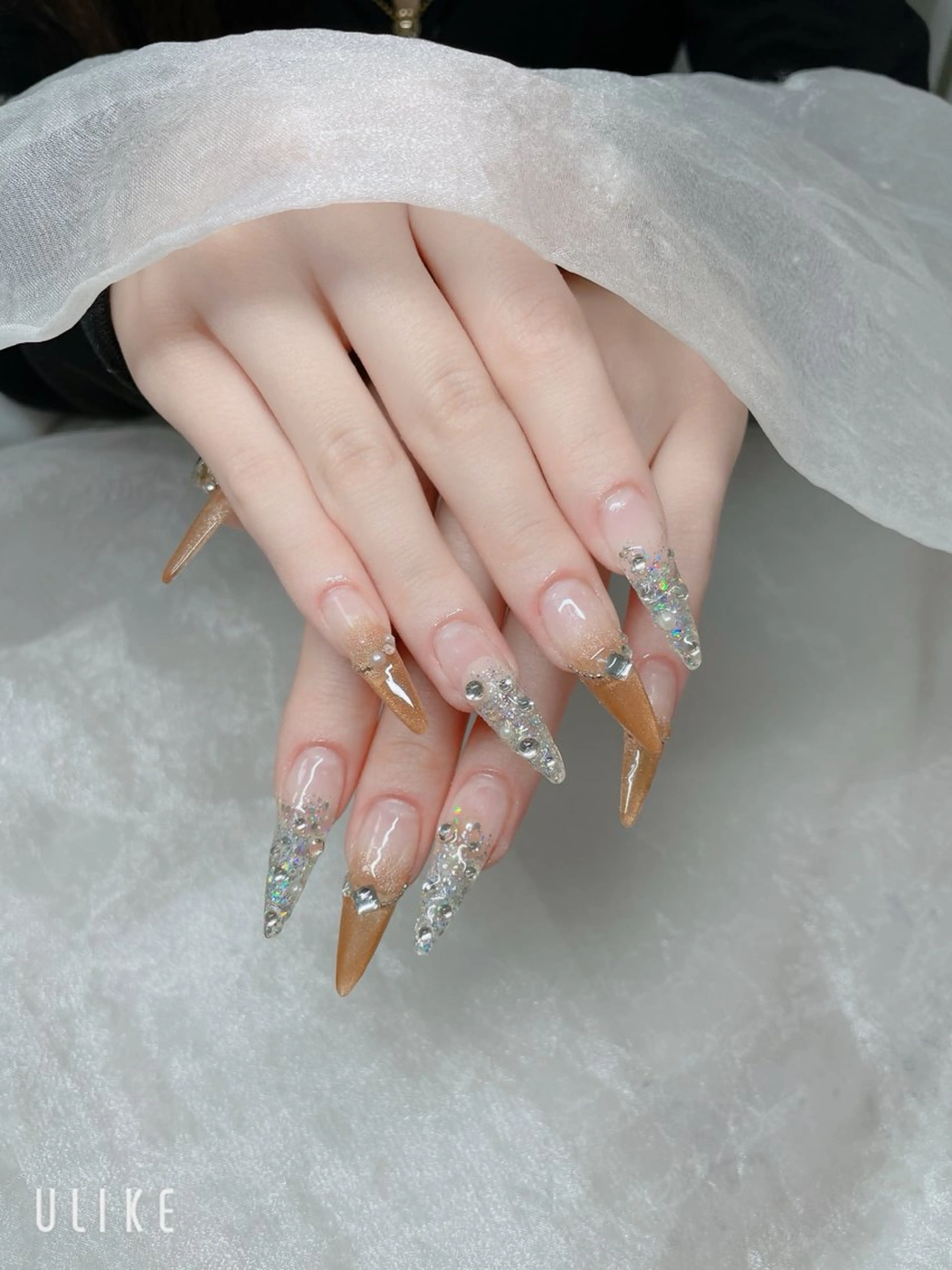 ネイル ブラウン BABY LION :Linaのネイルデザイン