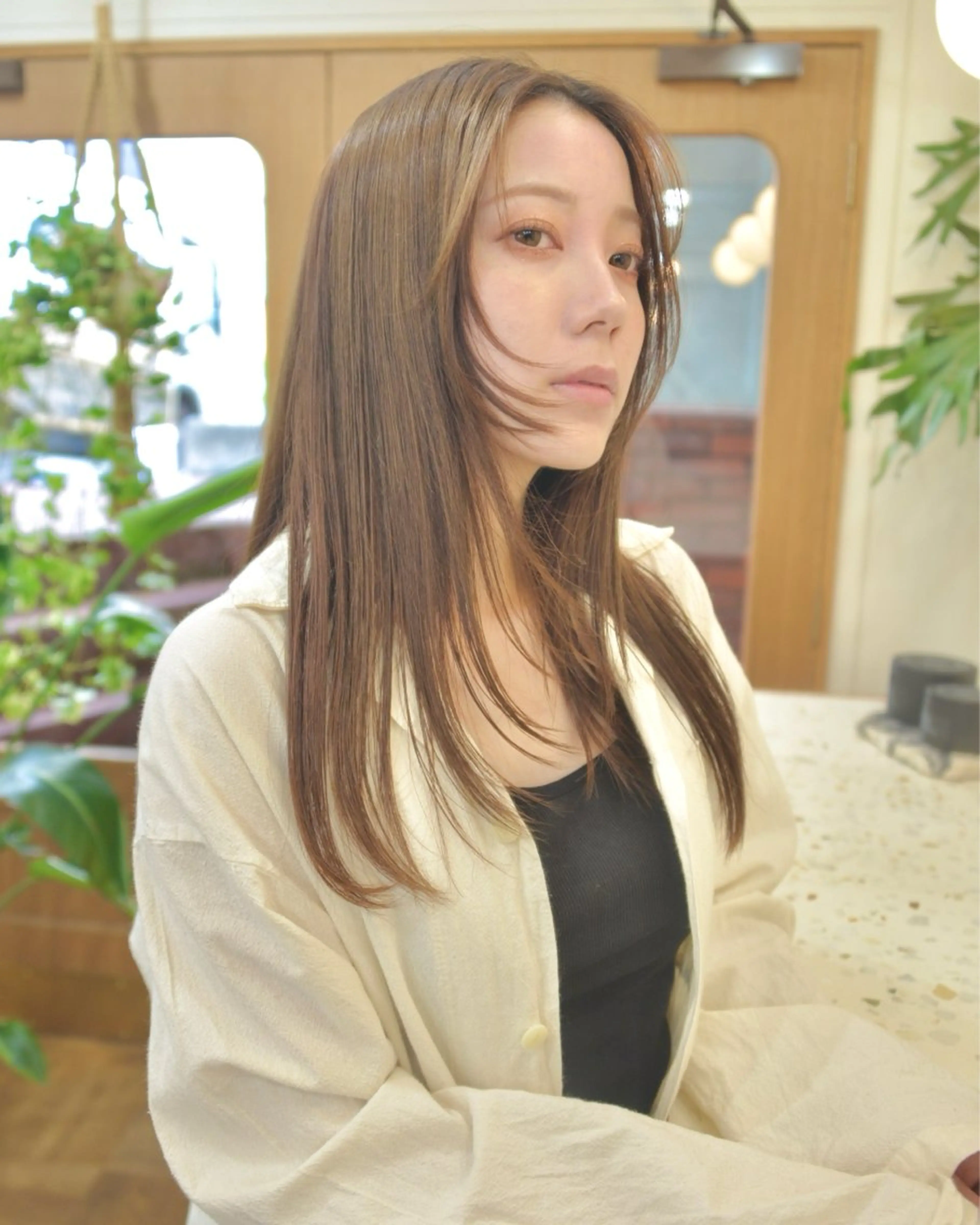 セミロング カラー カット ヘアカラー トリートメント 木村陸弥 似合わせ 透明感カラー🌿のヘアスタイル