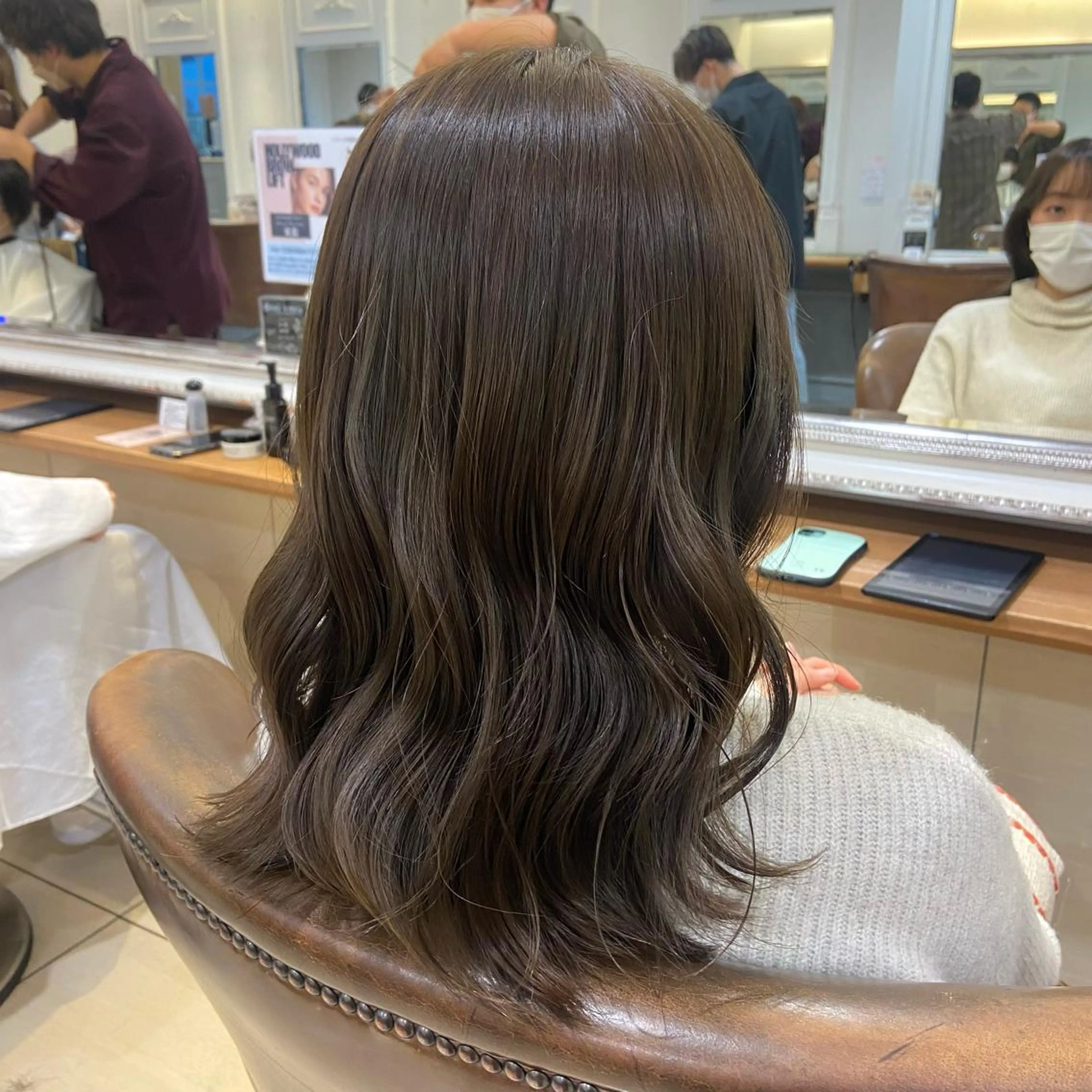 ロング カラー ベージュカラー オリーブベージュ オレンジ 🫧 nanaco🫧のヘアスタイル