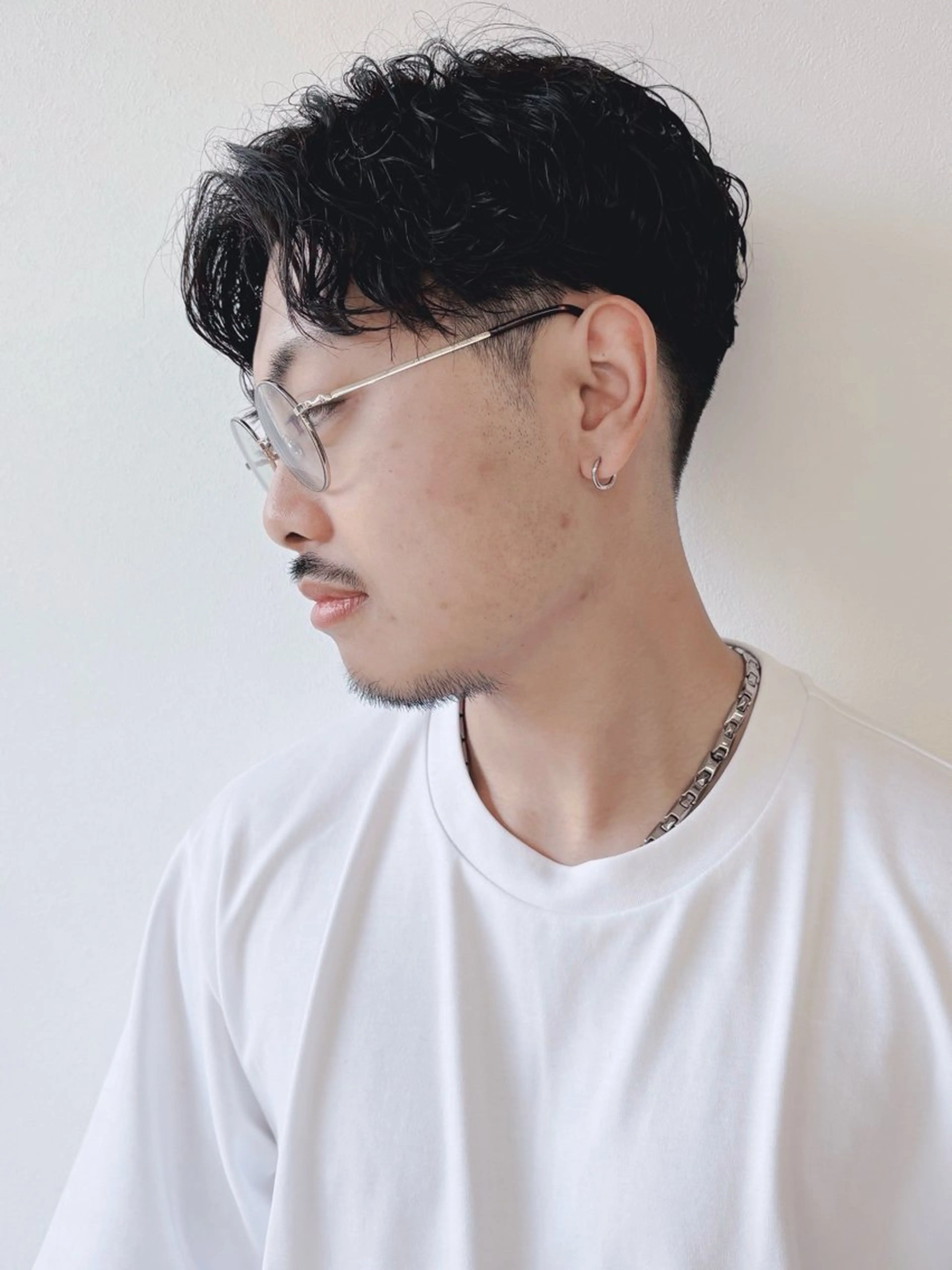 メンズ メンズパーマ パーマ ウルフ／レイヤー 🐺🌀寺門和紗のヘアスタイル