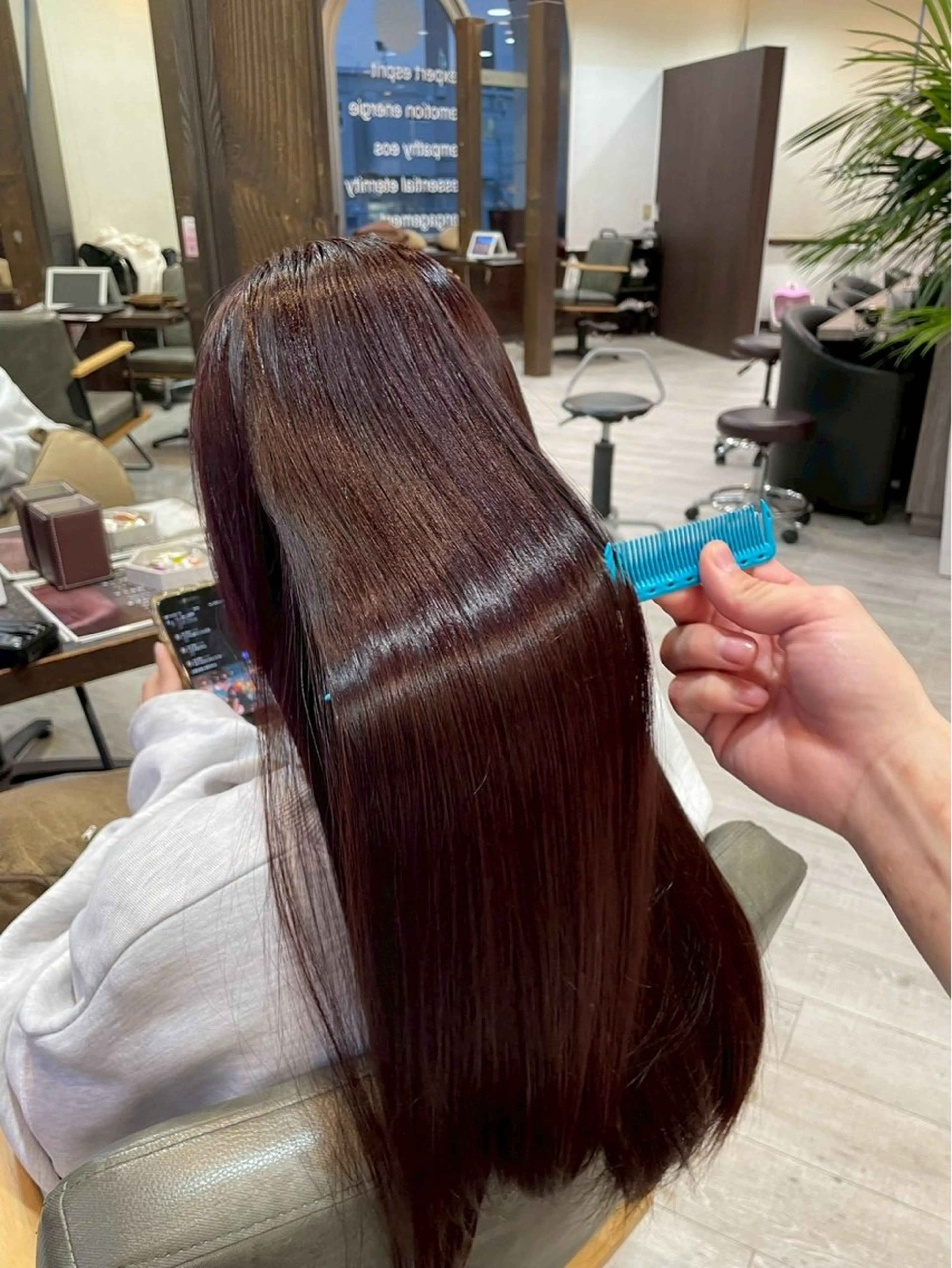 ロング カラー 縮毛矯正 トリートメント ヘアカラー hair fix RYU Resort 浦和【ヘアフィックス リュウ リゾート】所属・渡邊 優哉のヘアスタイル