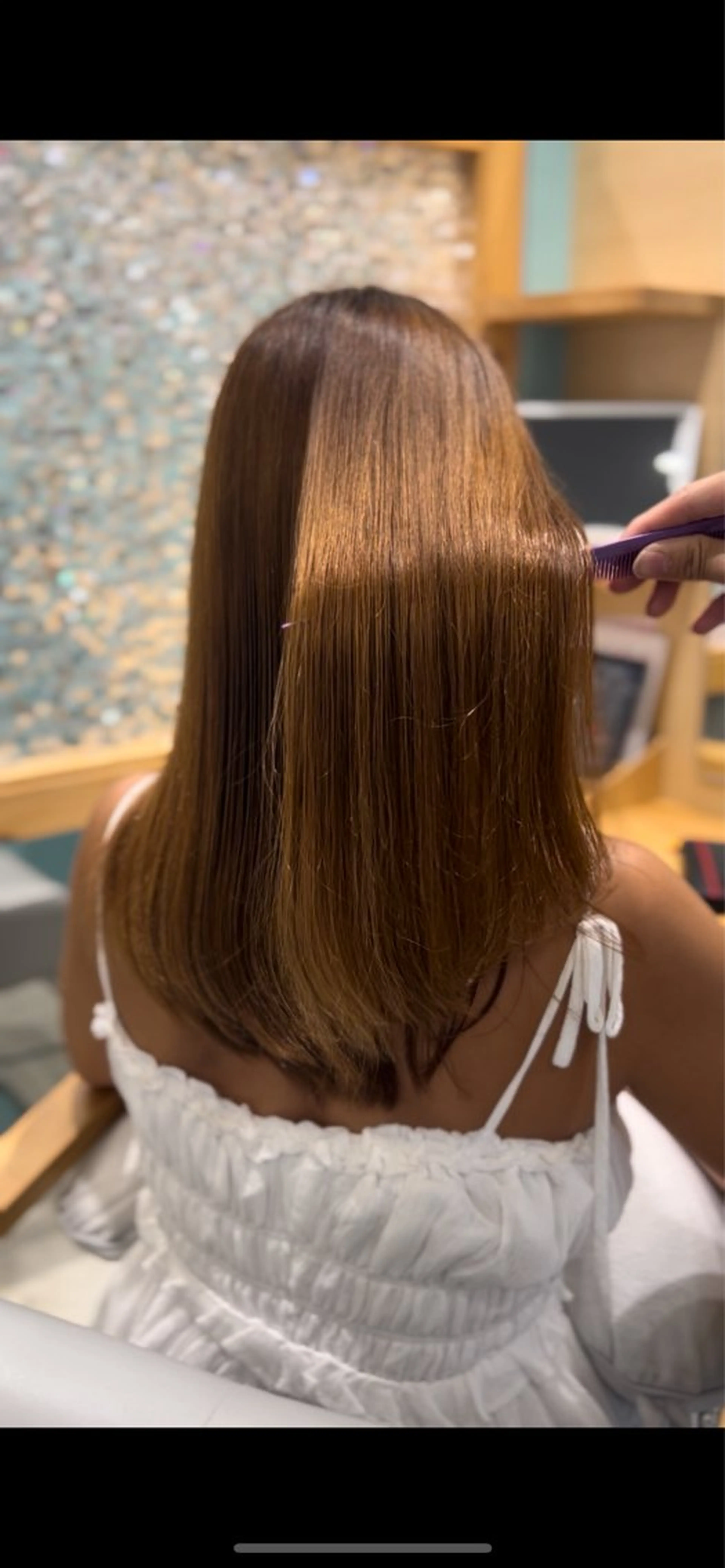 セミロング トリートメント 渡部恵佑 川崎/髪質改善のヘアスタイル