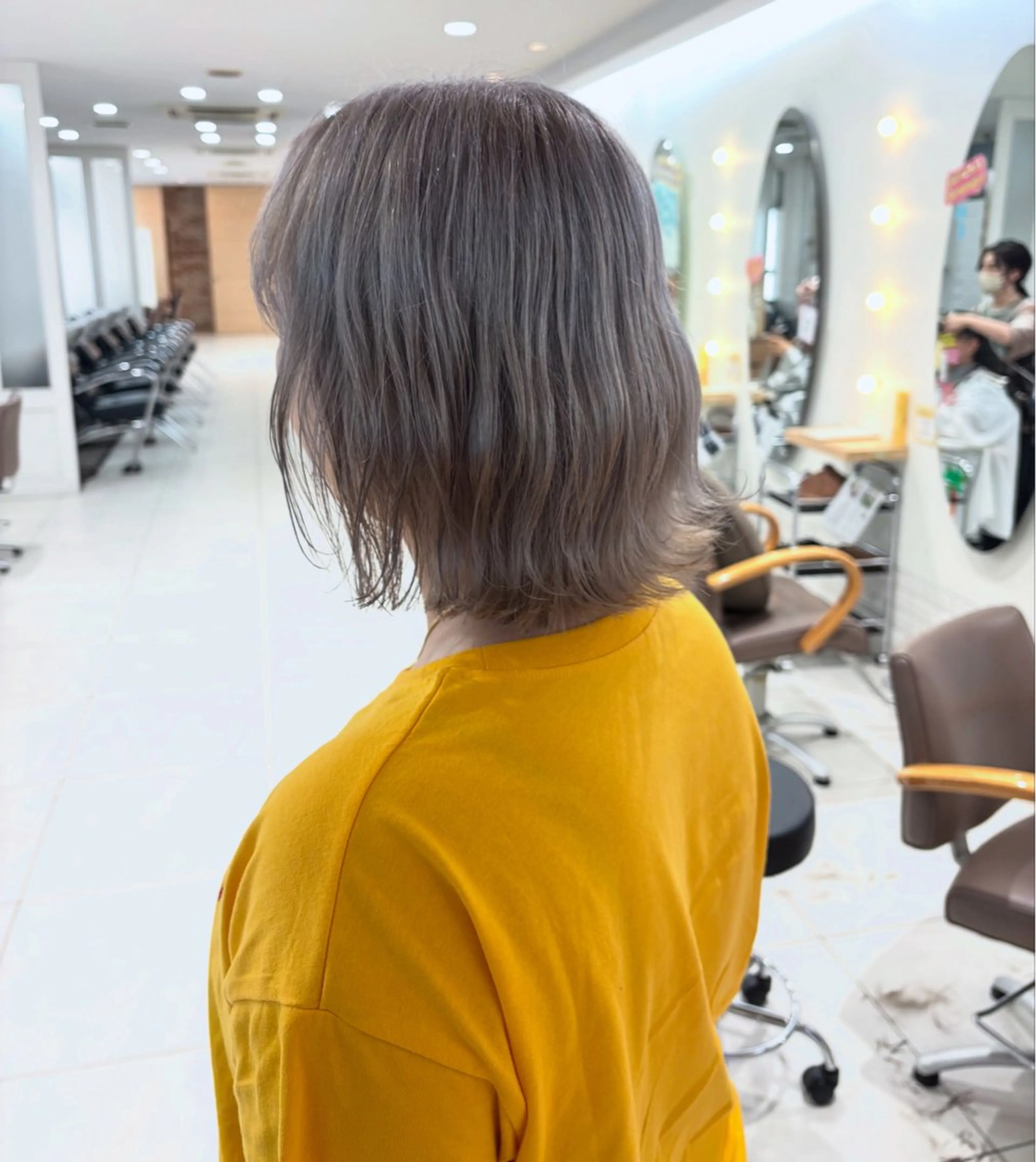 ミディアム カラー 💈メンズパーマ カラー💈momoのヘアスタイル