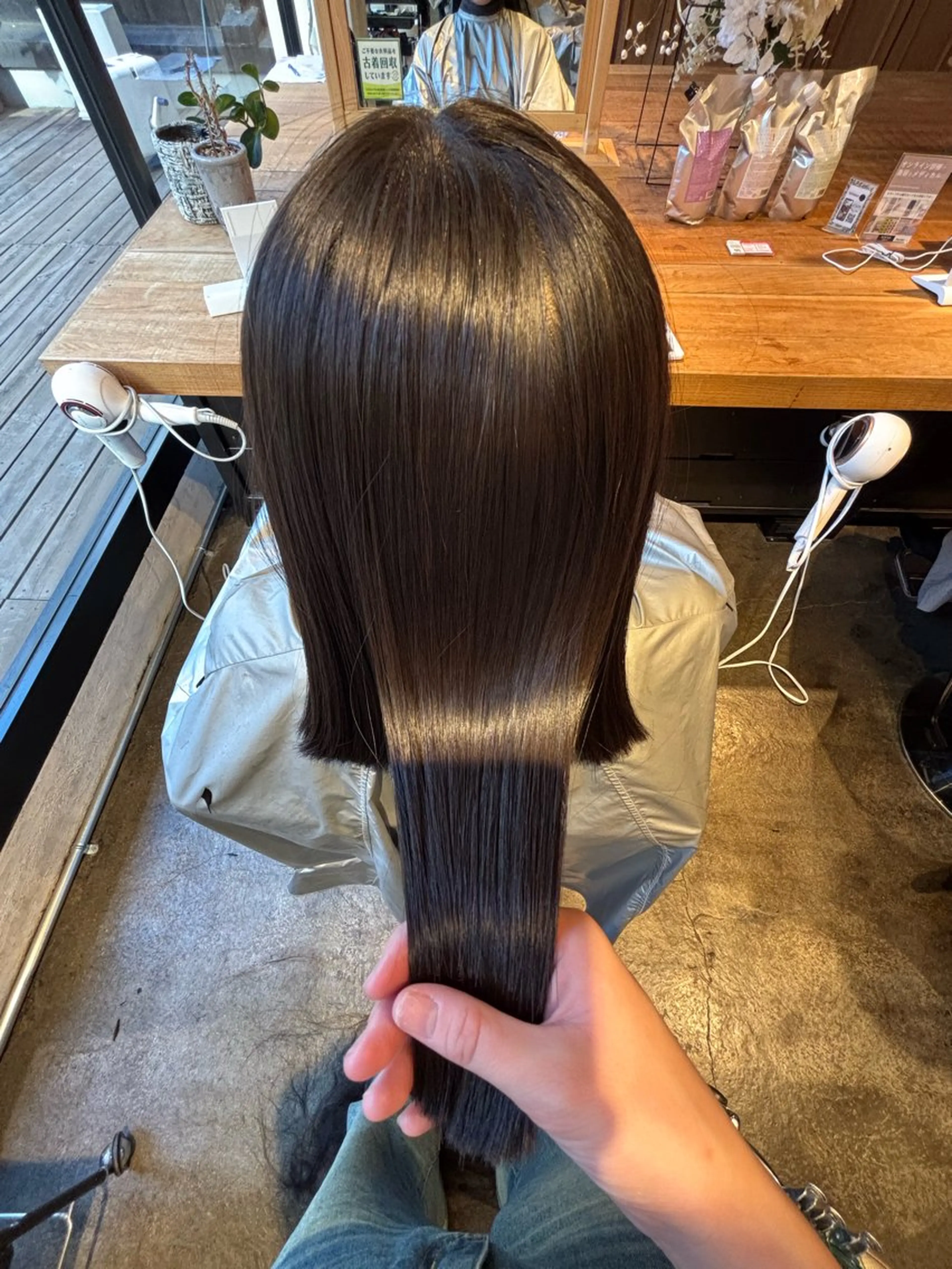 ミディアム 縮毛矯正 トリートメント カット ヘアカラー 縮毛矯正 トリートメント ワンホン/艶髪/韓国 🦋kokona🦋のヘアスタイル