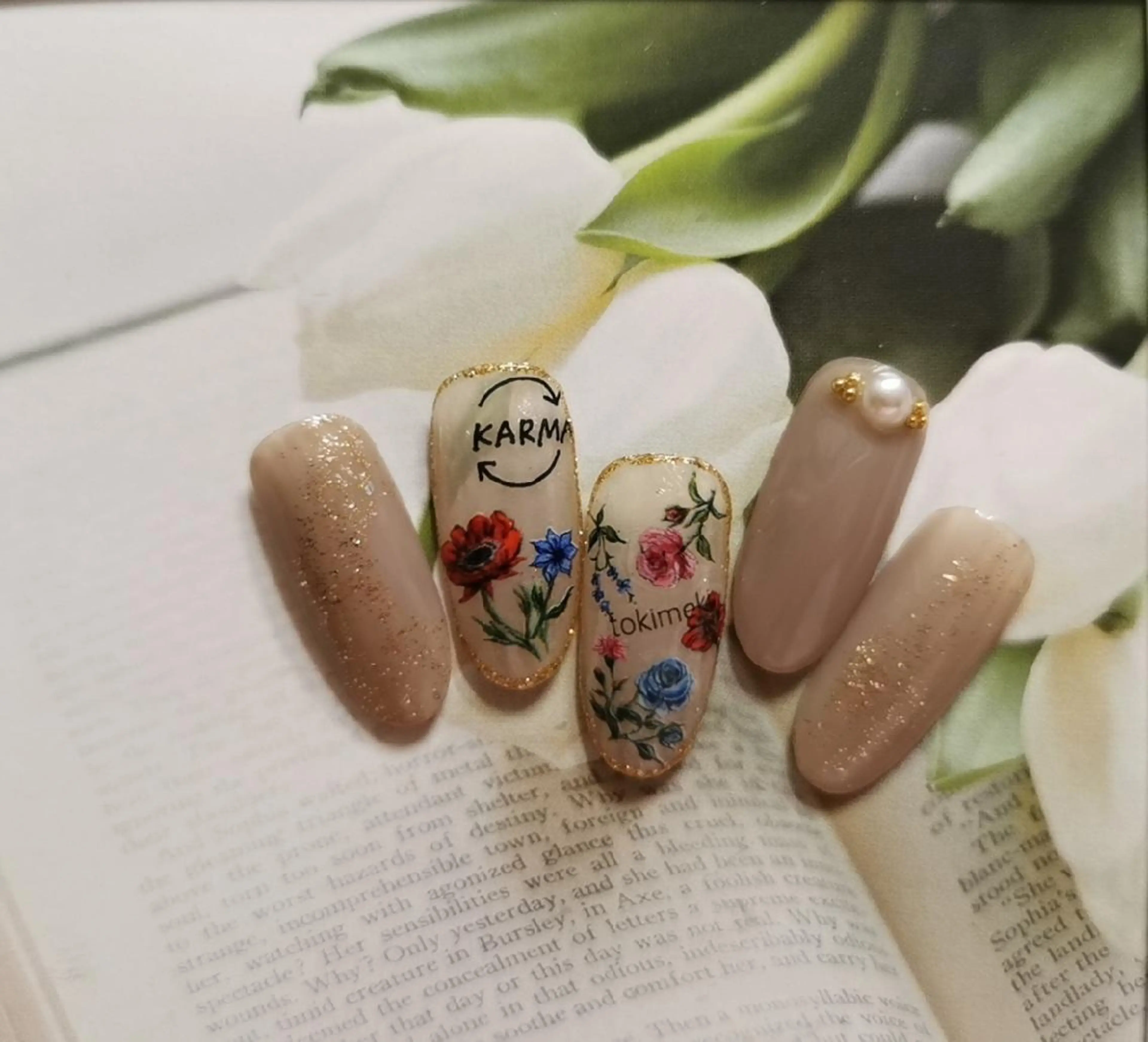 ネイル ハンドネイル 上福岡 らんらんのネイルデザイン