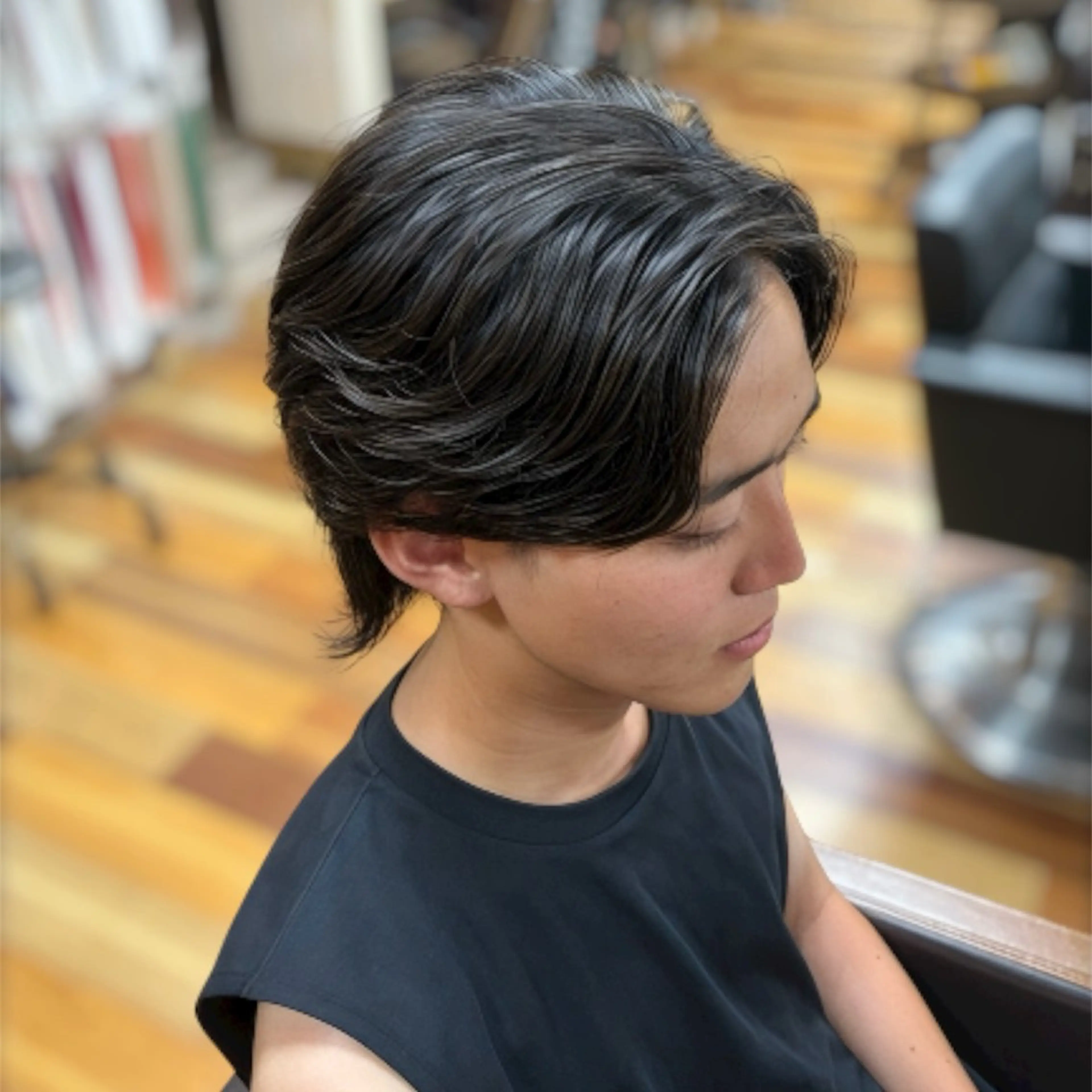 ショート カット パーマ 縮毛矯正 YELLOW CORN 金沢文庫所属・【金沢文庫4分】髪質 改善/縮毛矯正アラタのヘアスタイル