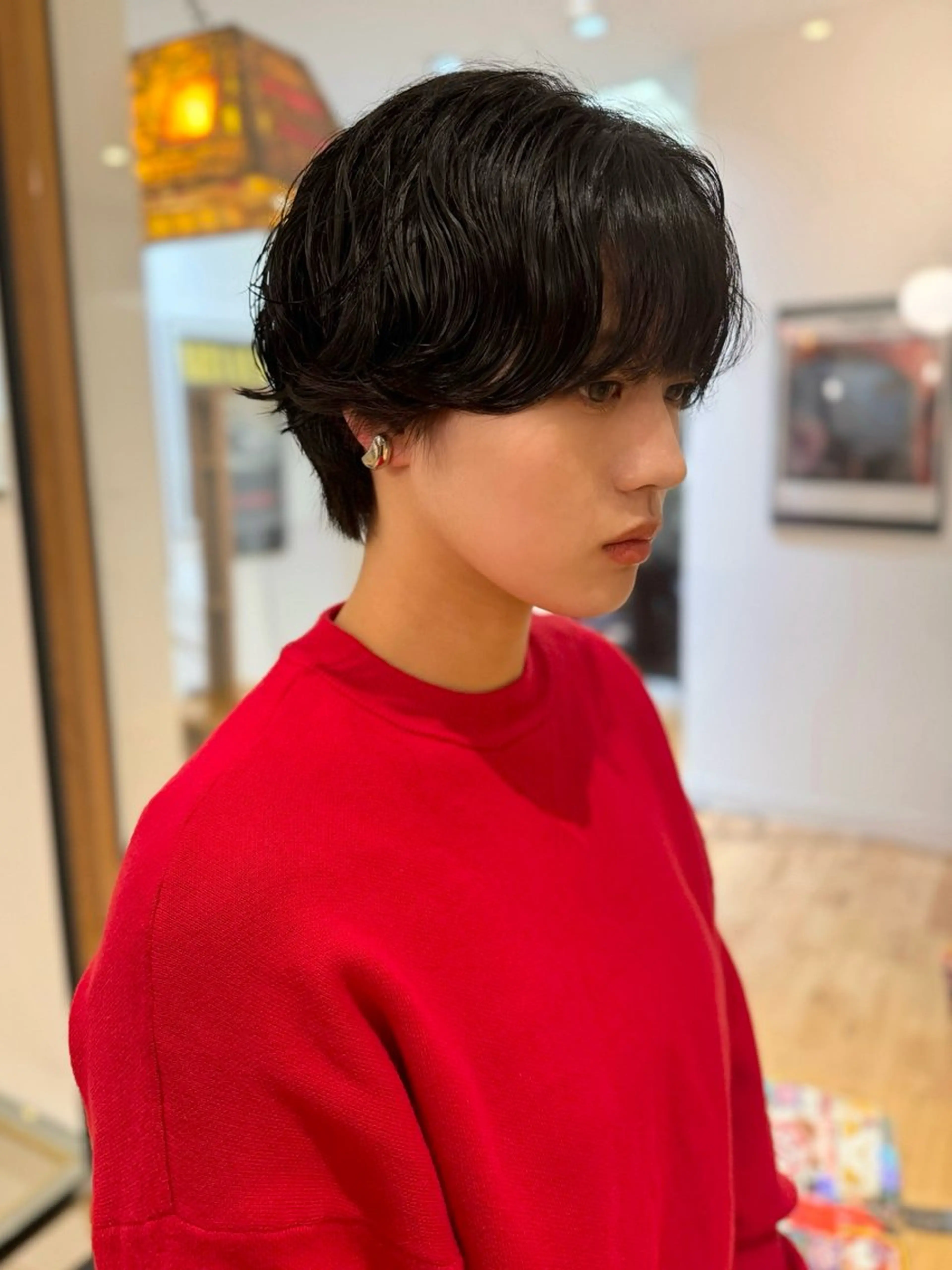 ショート LUAU HAKU所属・REN大阪梅田美容室 ショートパーマ特化のヘアスタイル