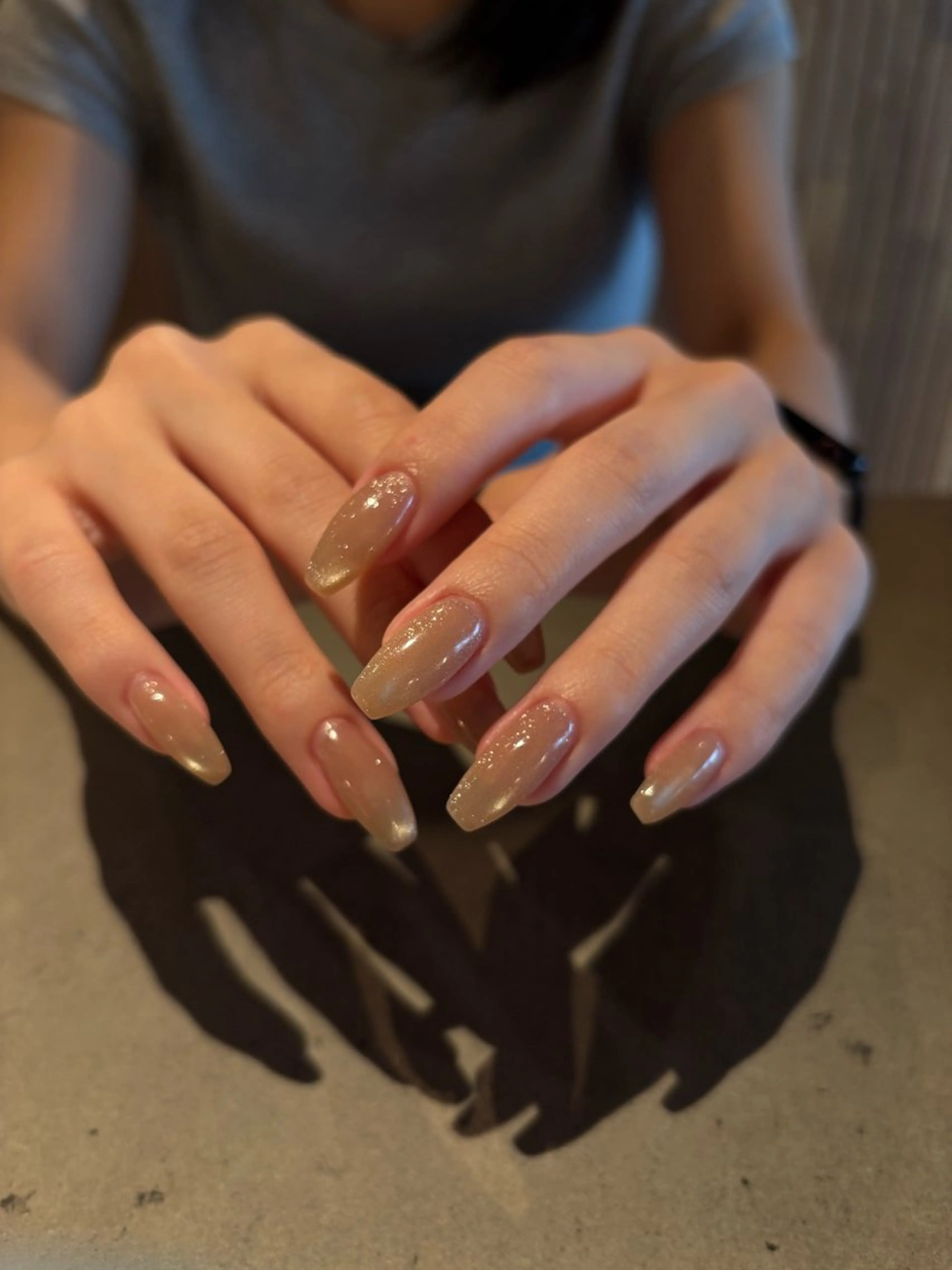 ネイル マグネットネイル ハンドネイル 赤根 風南のネイルデザイン