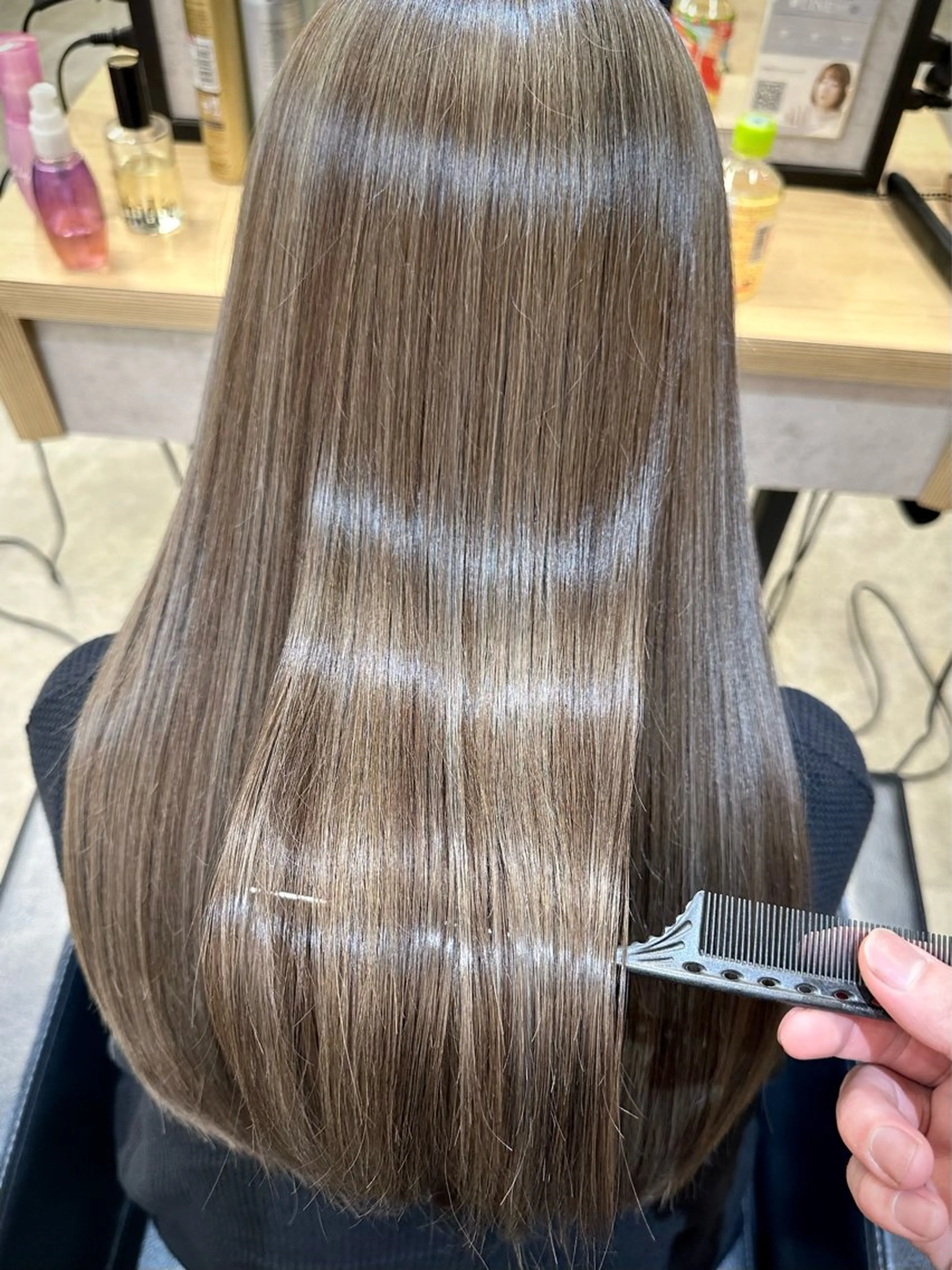 ロング カラー 髪質改善 トリートメント 髪質改善特化サロン ICONIQ天神店のヘアスタイル