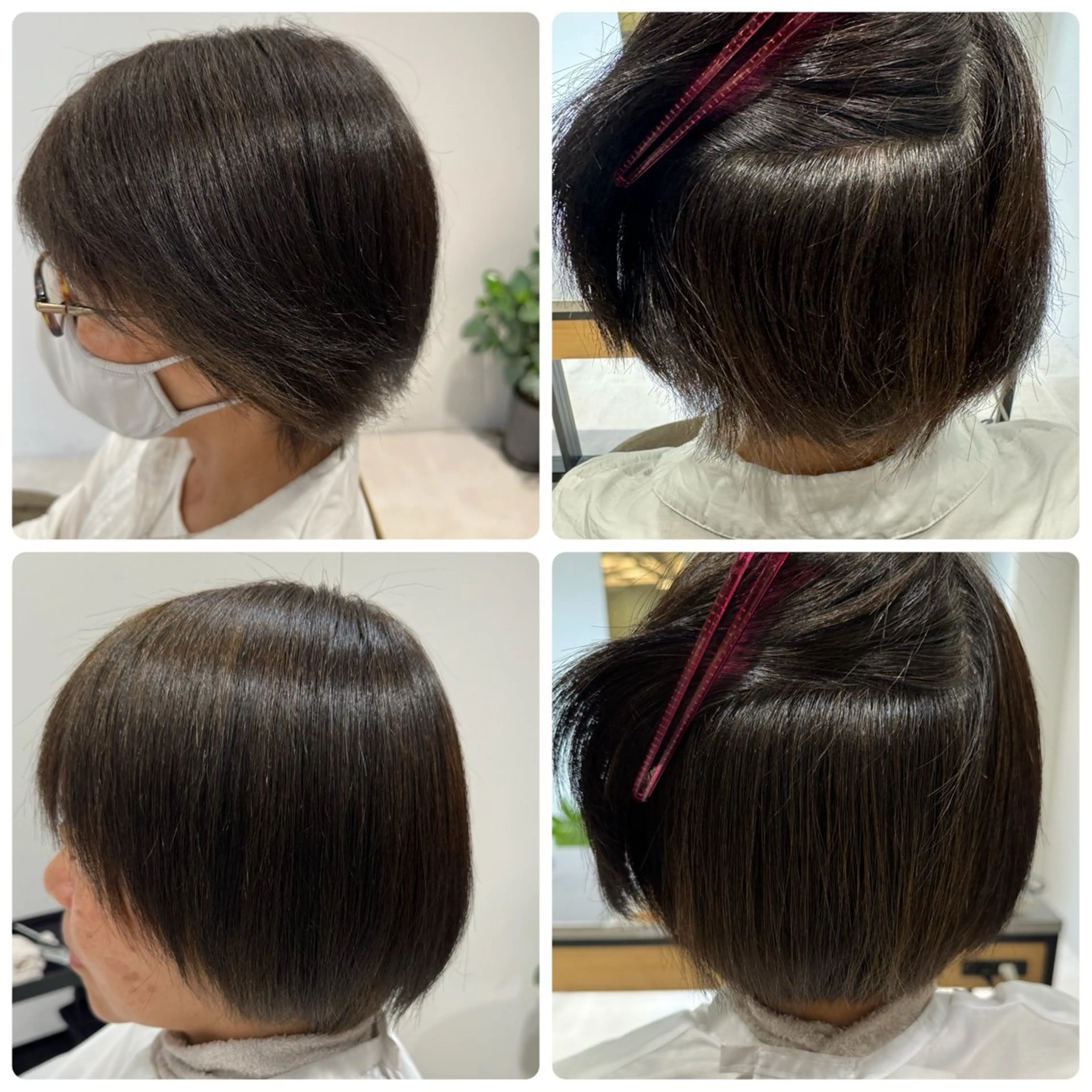 ショート 酸性ストレート miyu .のヘアスタイル