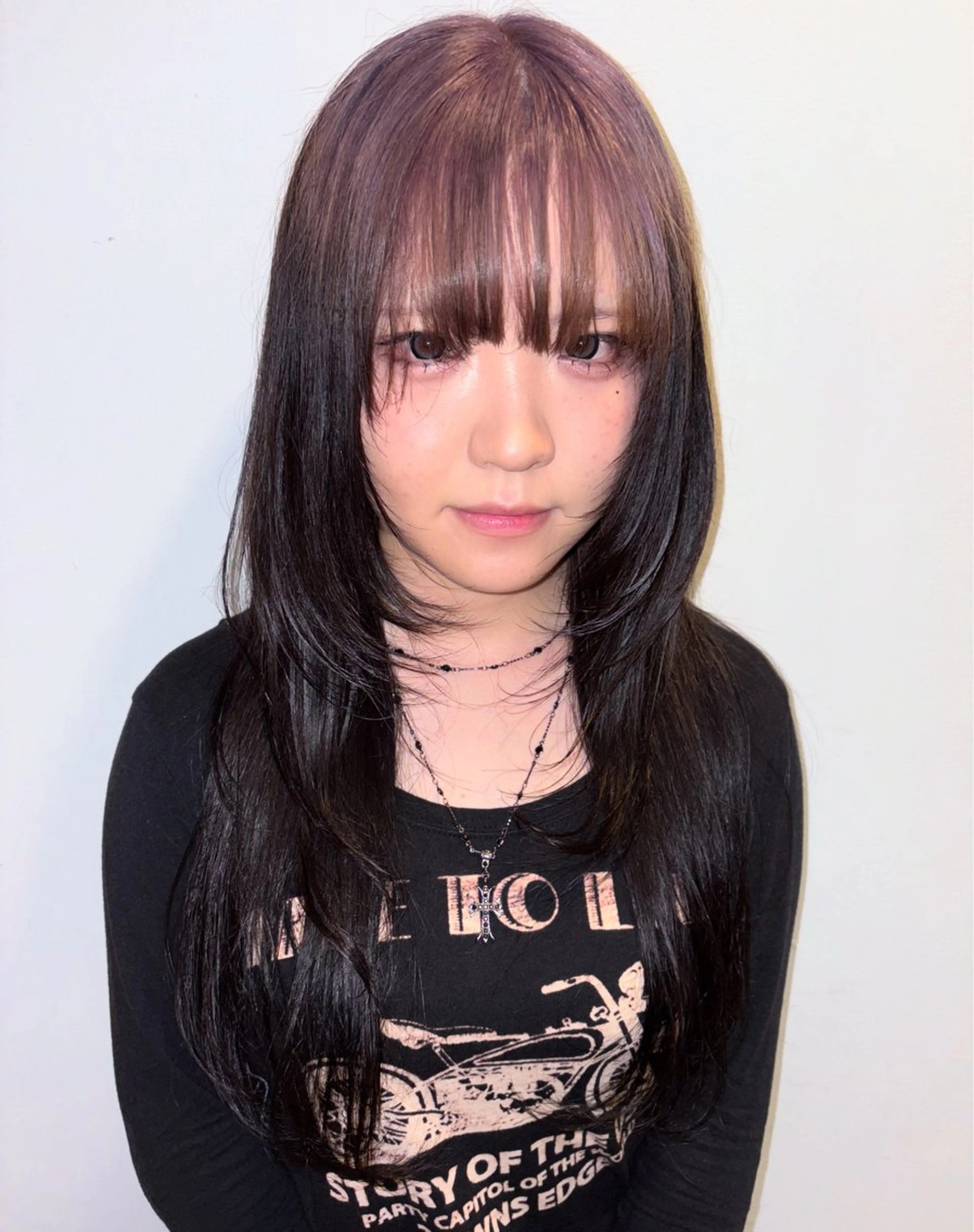 セミロング ヘアカラー 吉留愛加/ 似合わせ/心斎橋のヘアスタイル