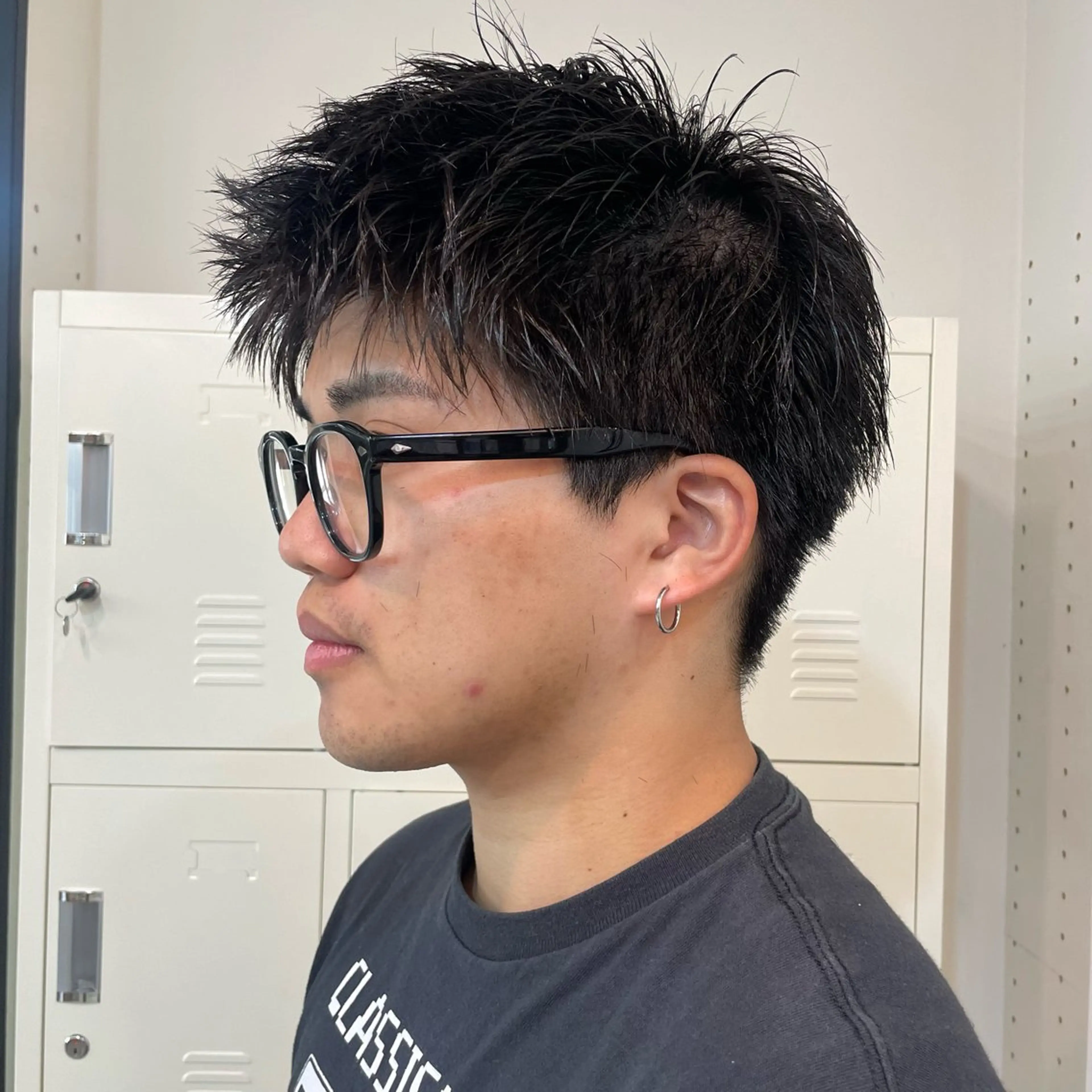 メンズスパイキーショートカット+ヘッドスパの写真