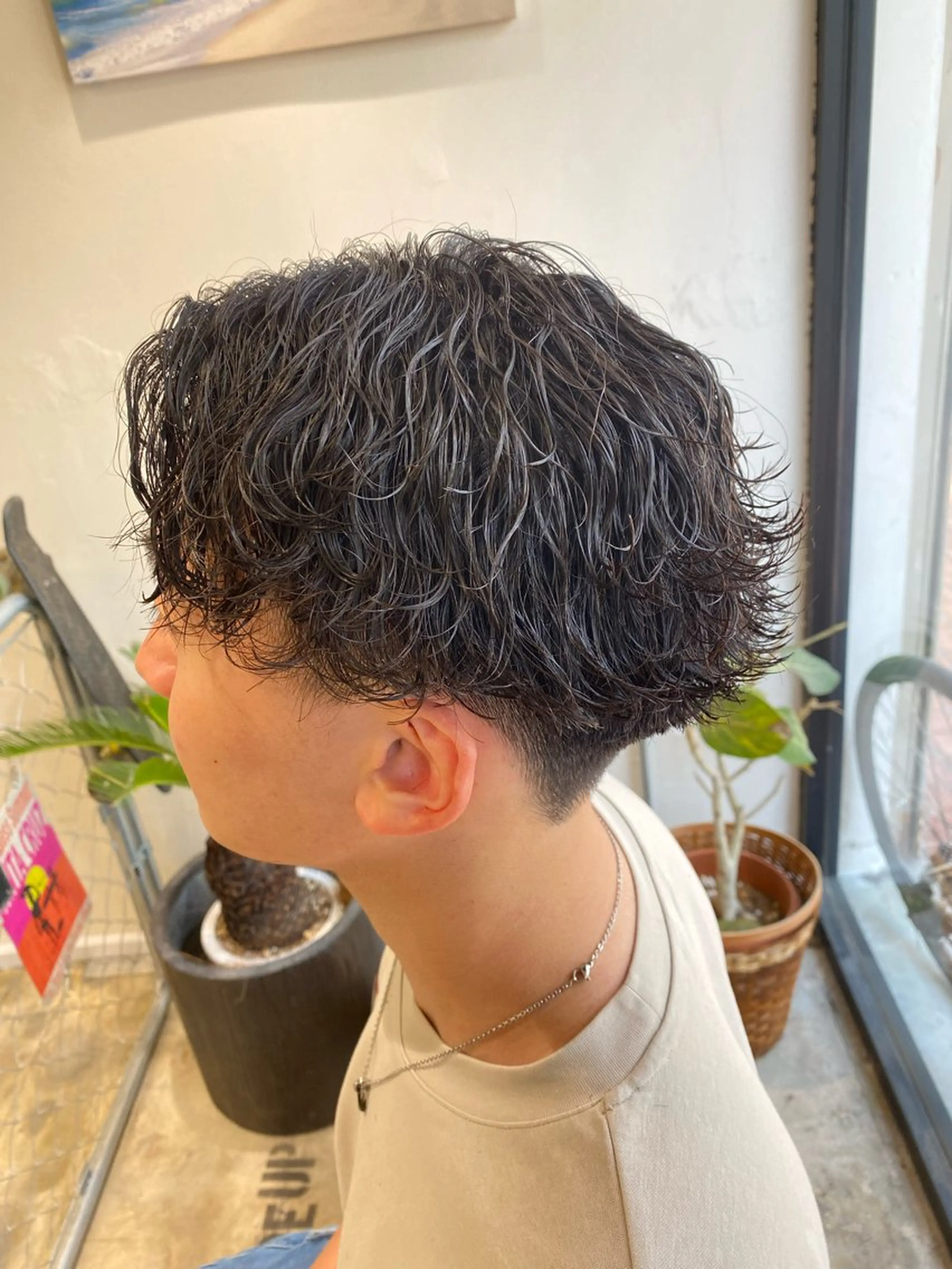 パーマ メンズ センターパート メンズパーマ メンズツイストパーマ 波巻きパーマ スパイラルパーマ カット パーマ トリートメント 🌴パーマオタク🌴 長谷川　諒佑🌈のヘアスタイル