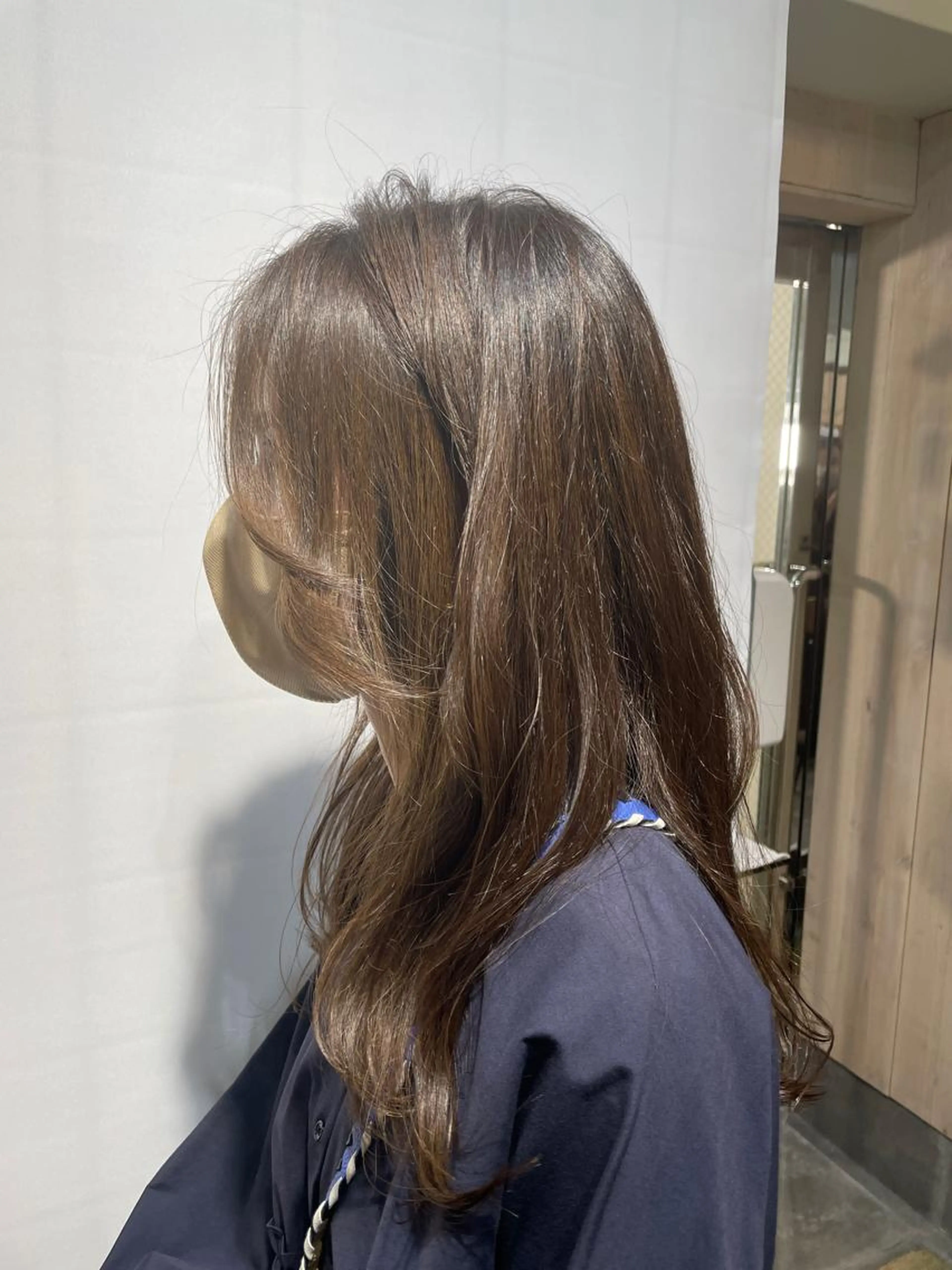 前髪カットの写真