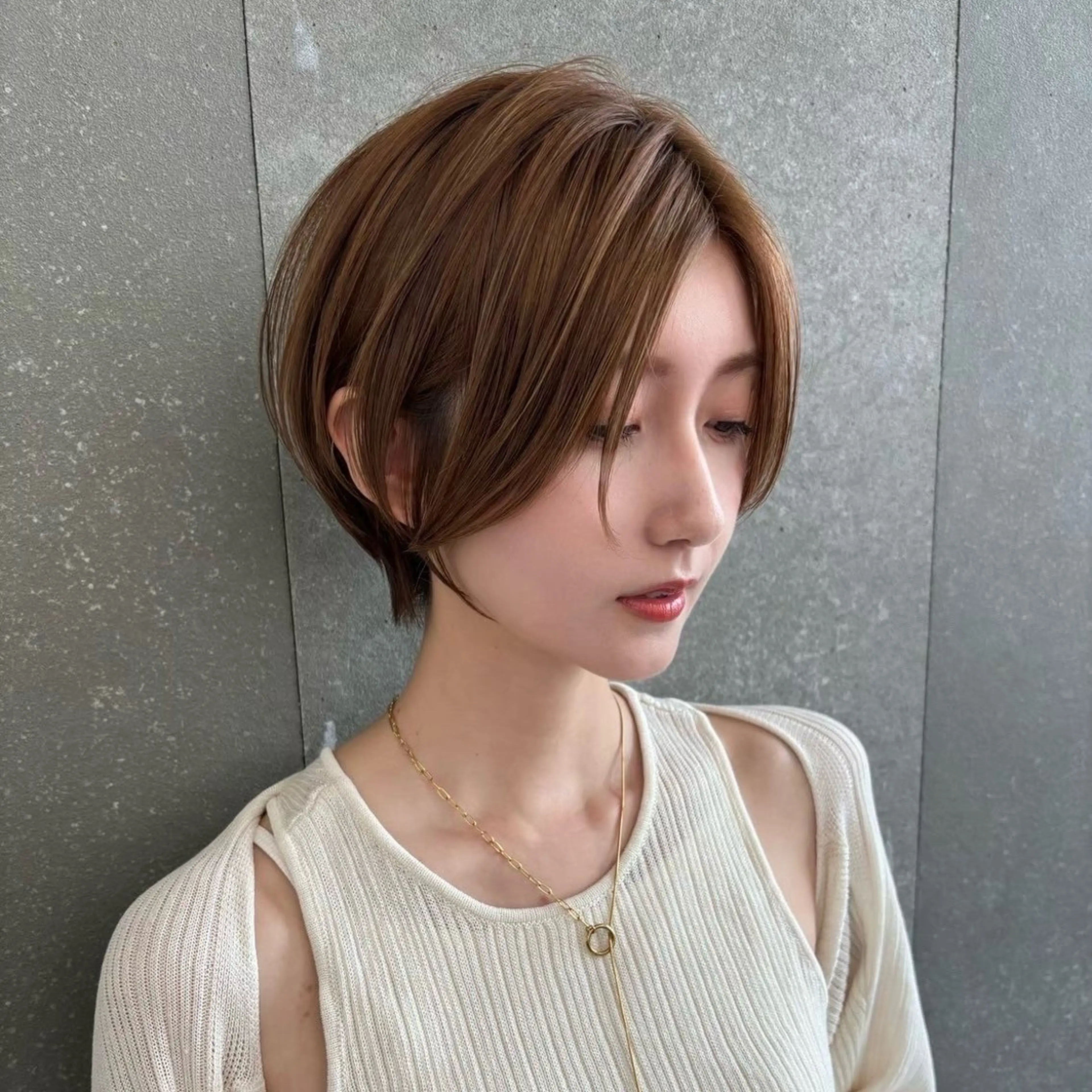 ショート けいし🐬ボブ 美髪縮毛矯正のヘアスタイル