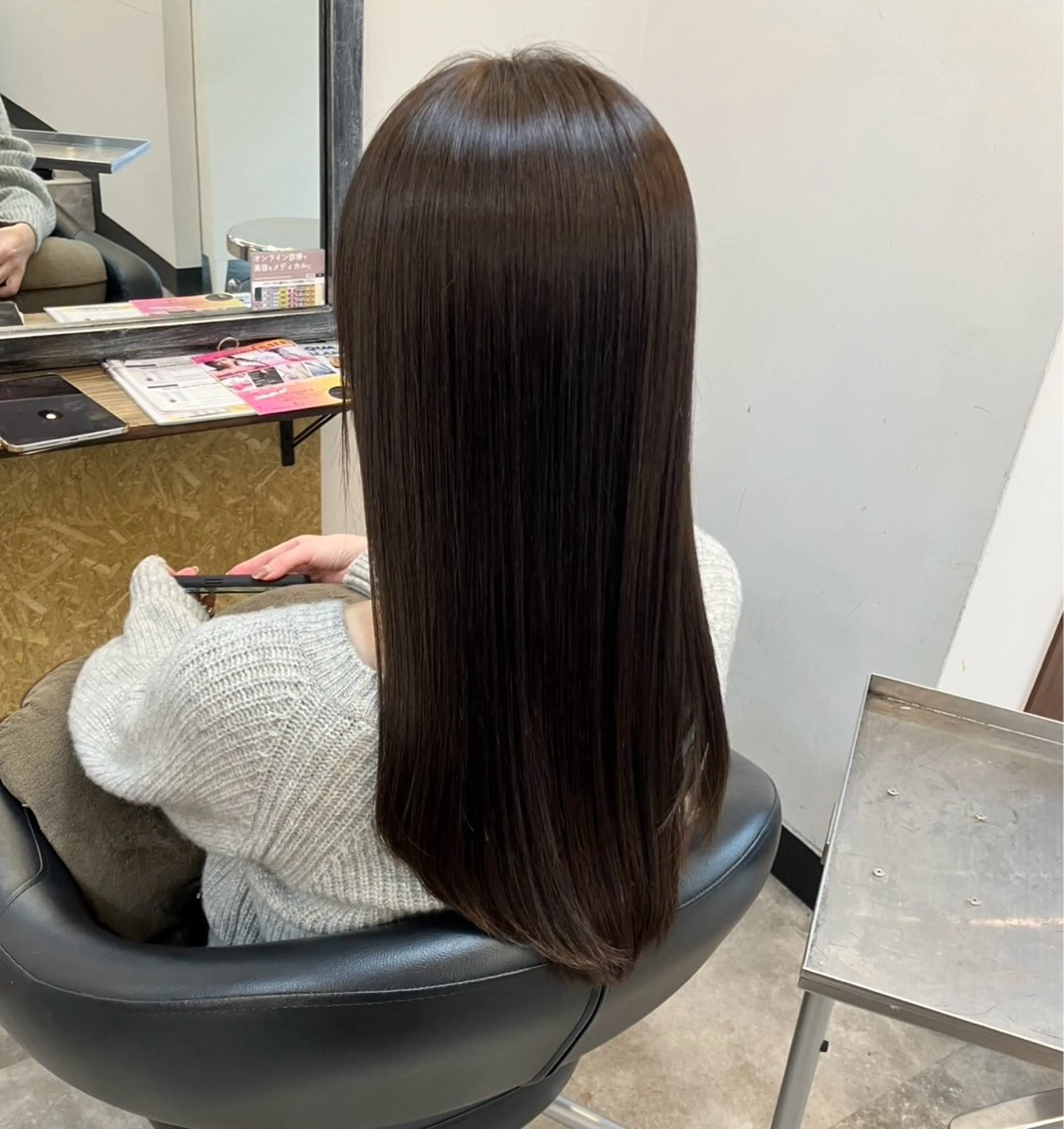 ロング カット 縮毛矯正 トリートメント 🌿美髪縮毛矯正 のプロ安川🌿のヘアスタイル