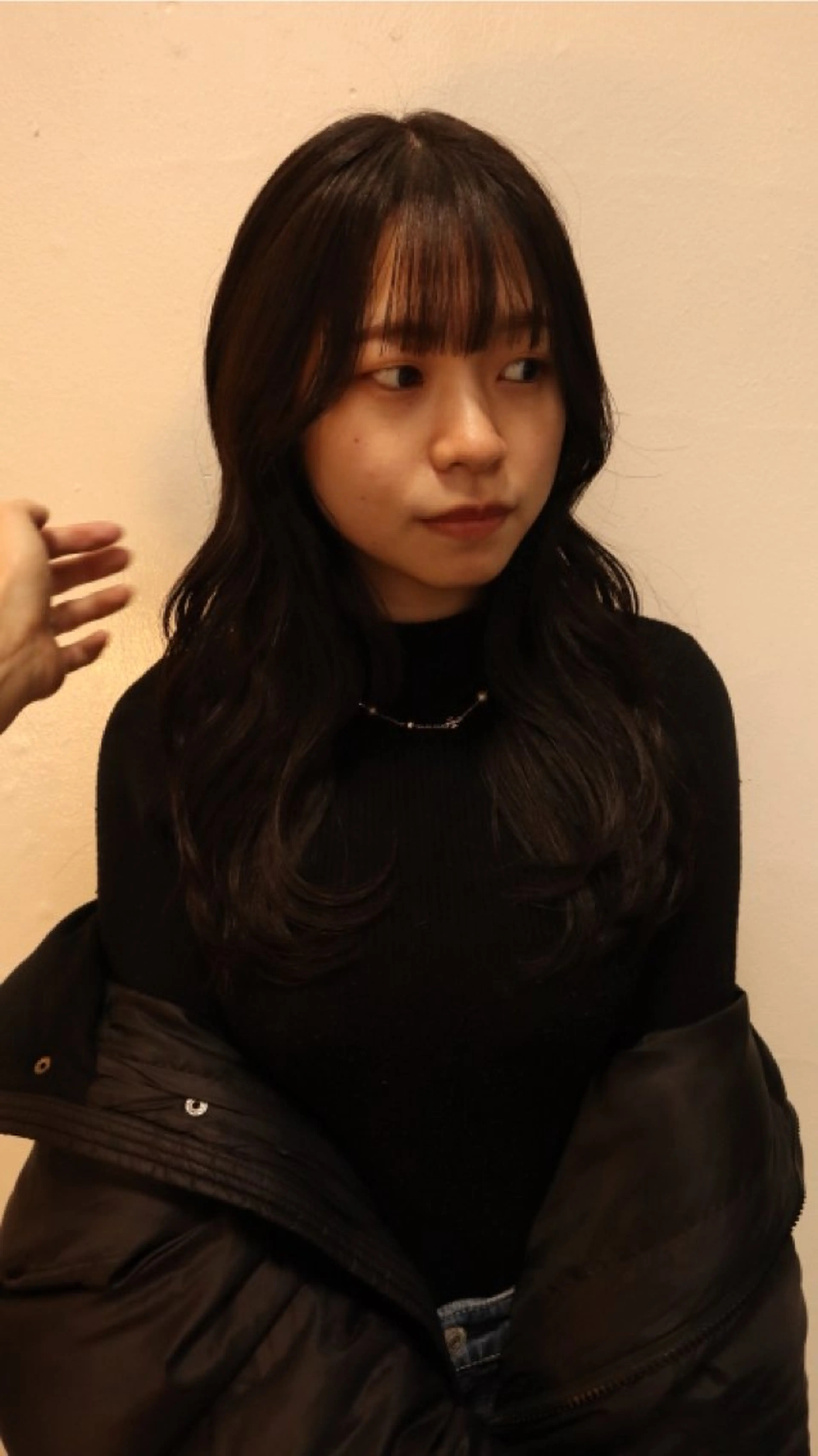 セミロング カット ヘアカラー トリートメント レイヤー/ボブ/ 透明感カラー/ニワのヘアスタイル