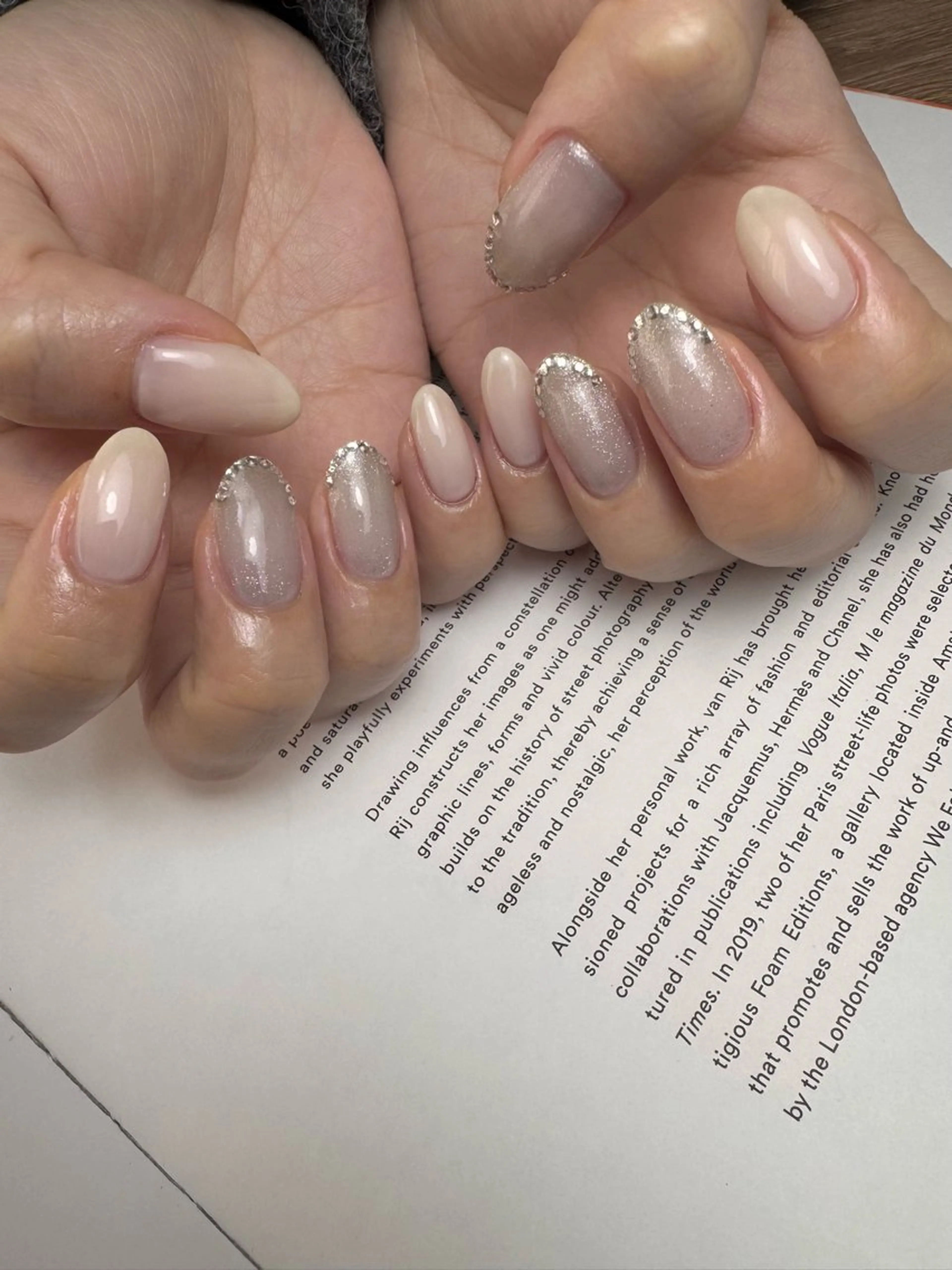 ネイル 冬ネイル ハンドネイル 白日-hakubi nail-のネイルデザイン