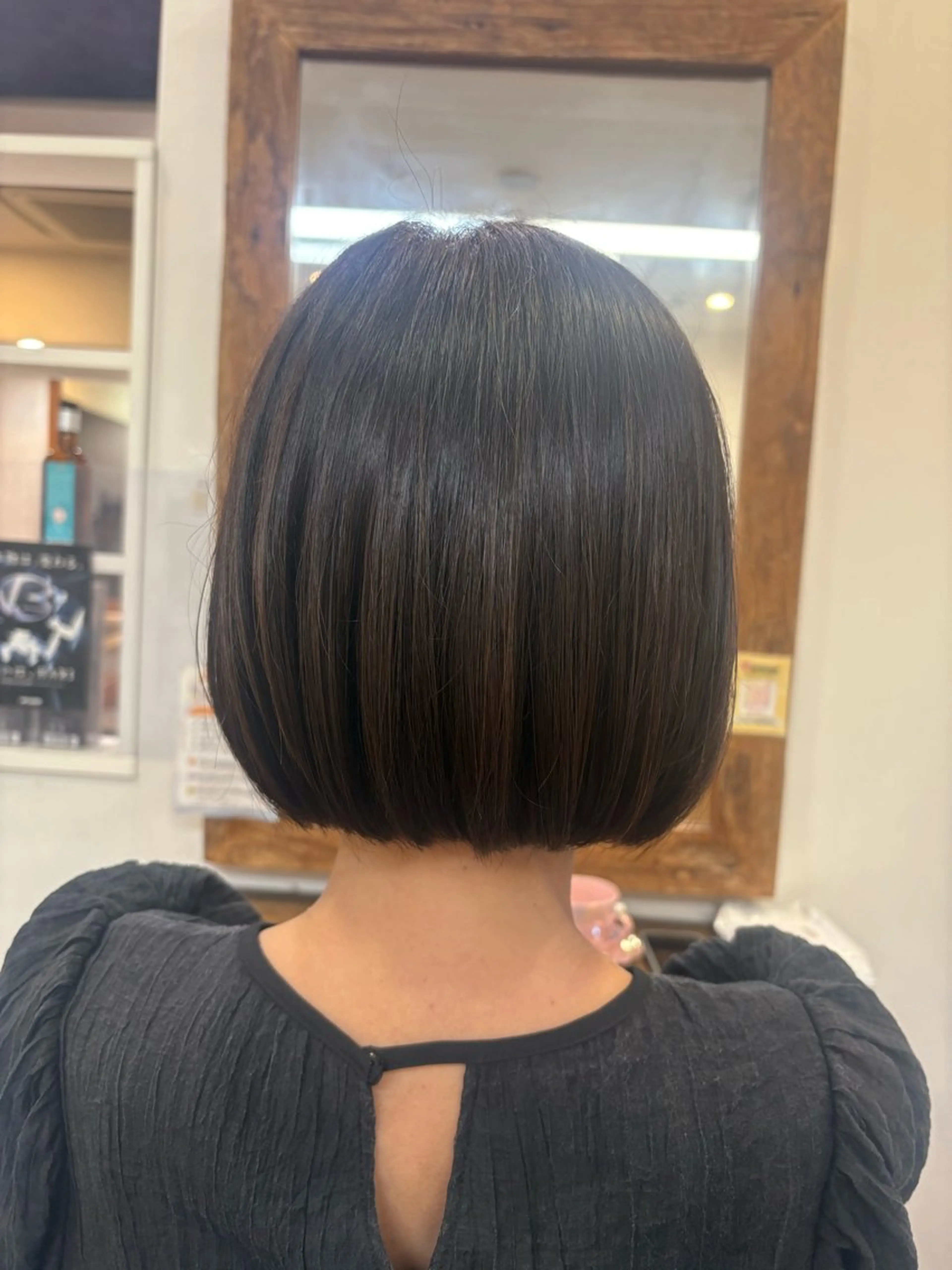 ショート カラー ショートボブ ブラウンカラー ボブ ショートヘア 宮越 えこのヘアスタイル