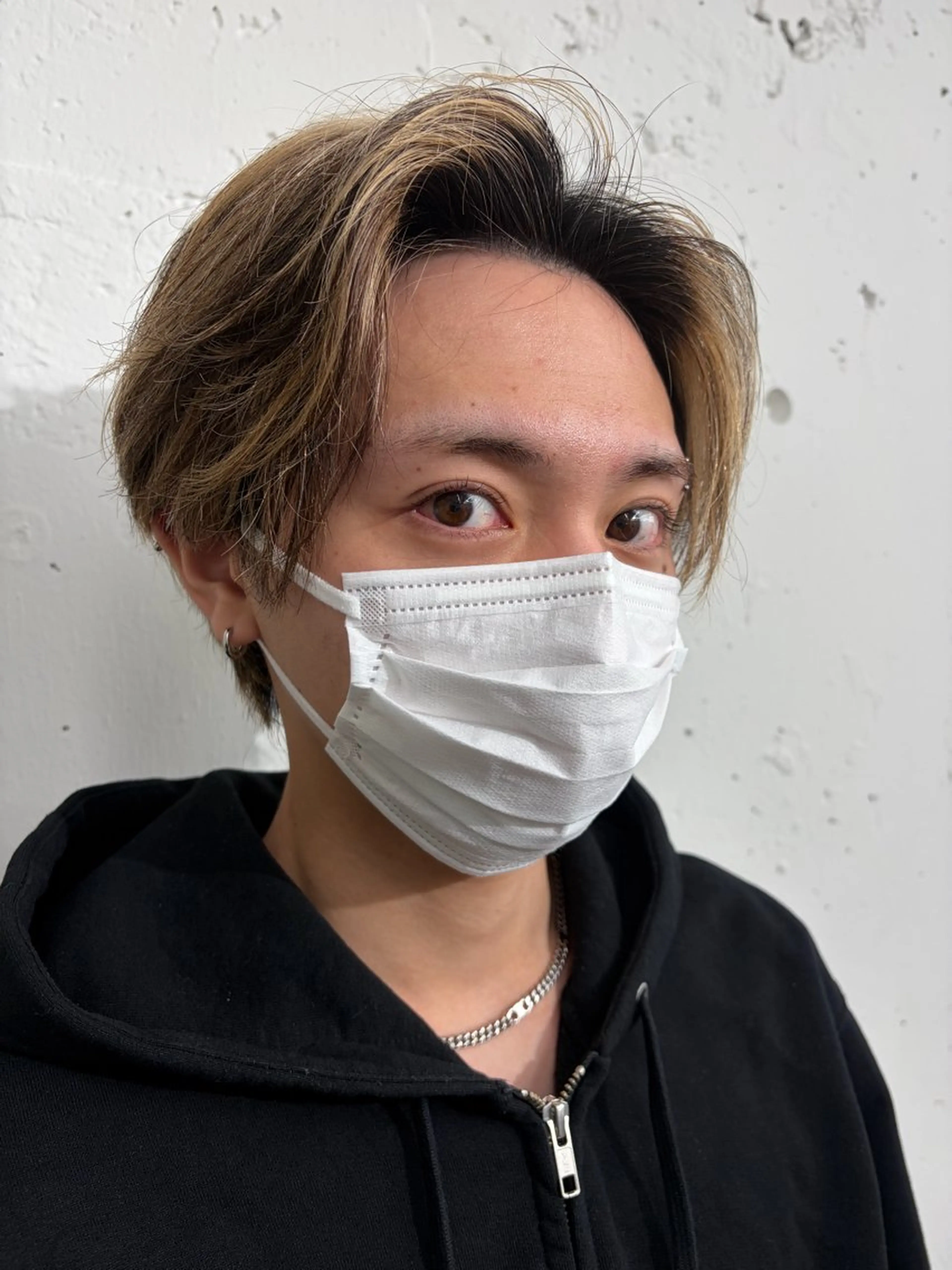 メンズまつ毛パーマの写真