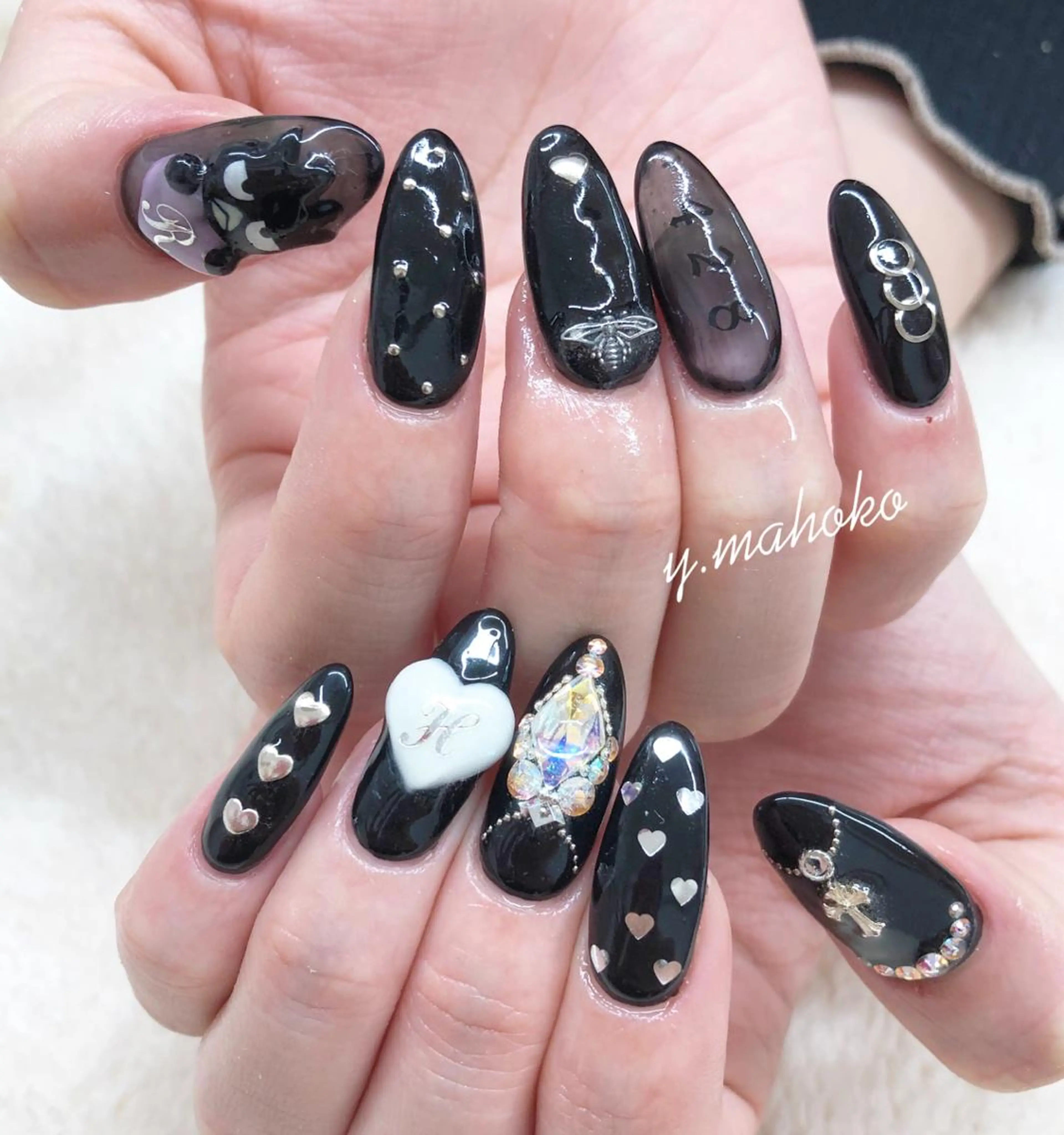 ネイル ハンドネイル She nail studio 原宿所属・パラジェル有/ スカルプ/mahoのネイルデザイン