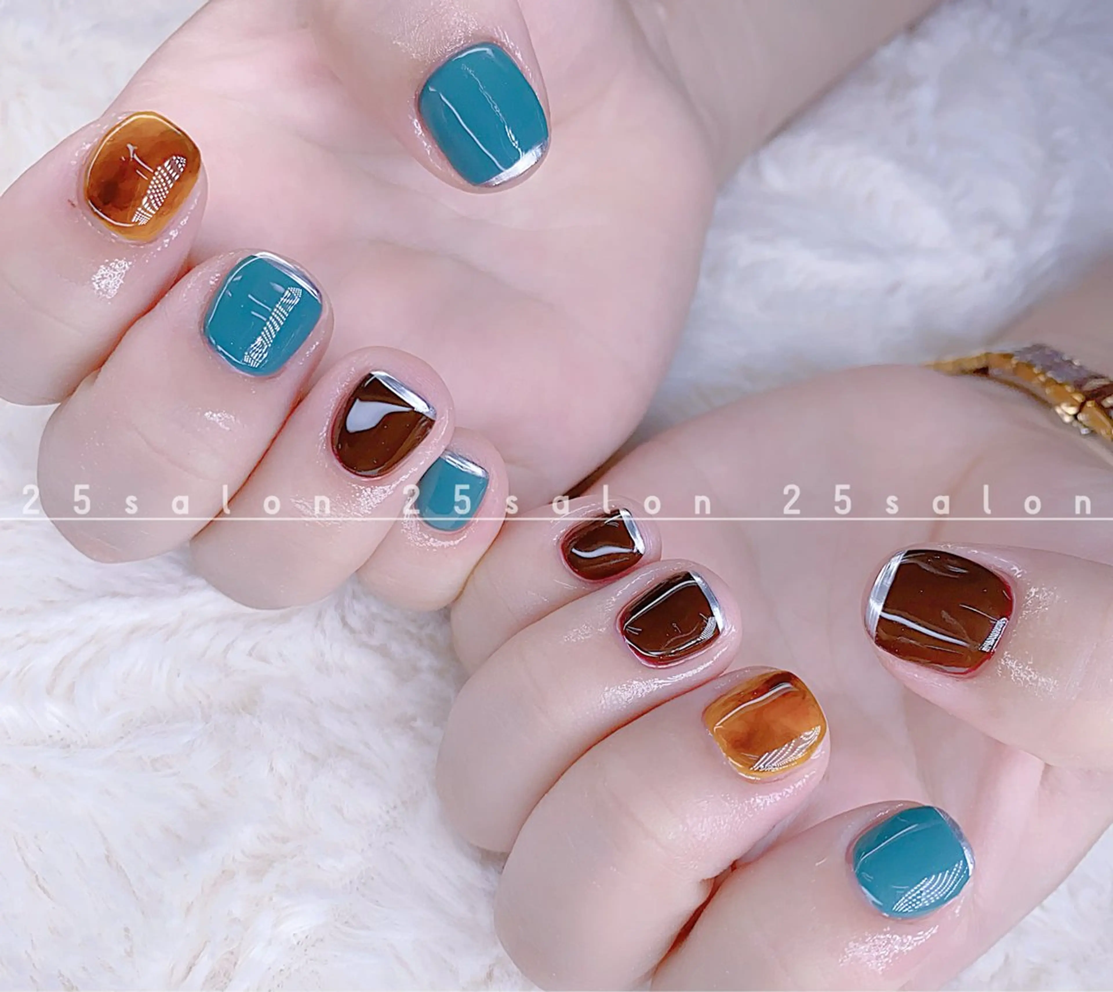 ネイル オーロラネイル チークネイル フットネイル フレンチネイル ジェルネイル 2 5のマツエク・マツパデザイン