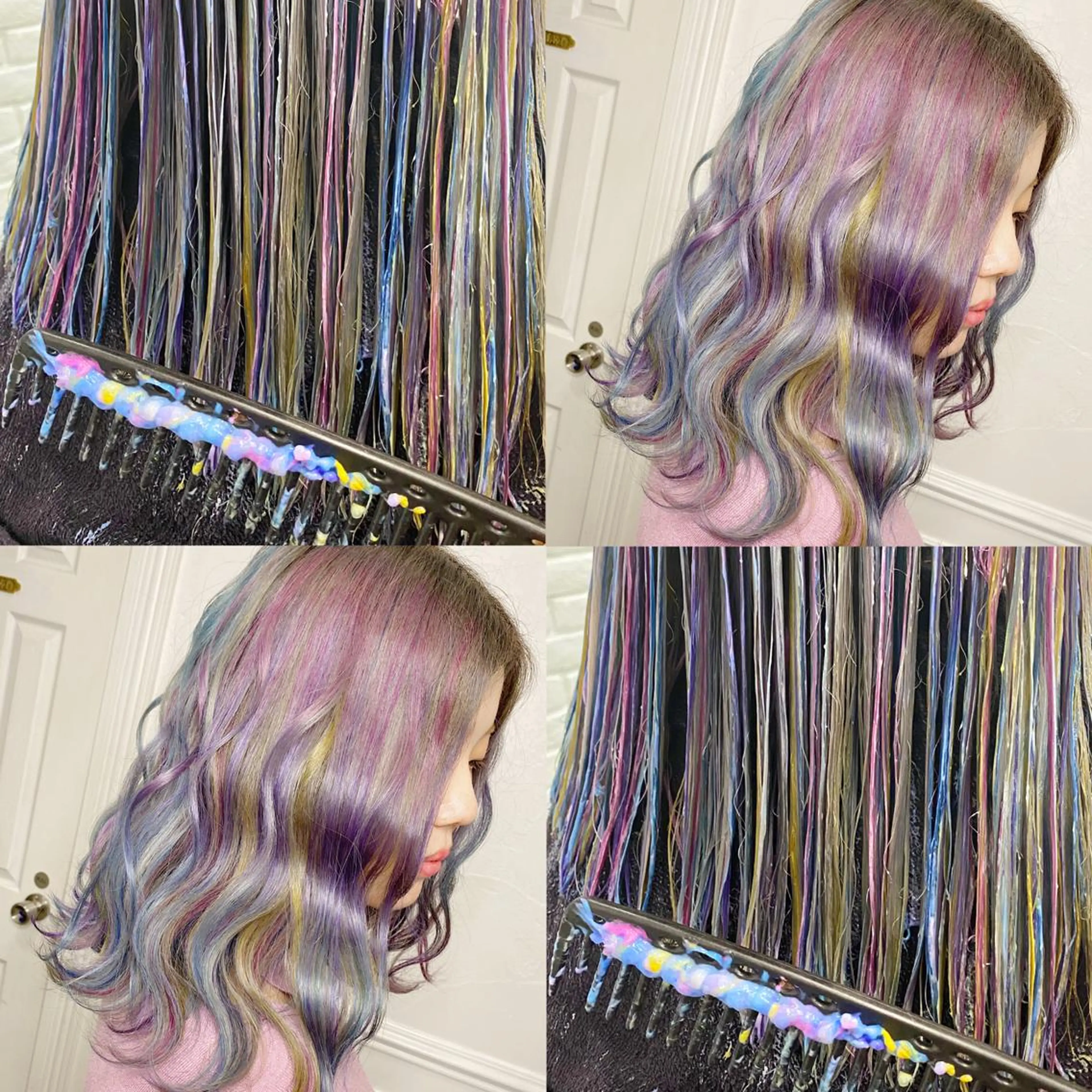 ミディアム カラー ヘアアレンジ ヘアカラー トリートメント ブリーチ/ヘアケア 🪞TAKUMA🪞のヘアスタイル