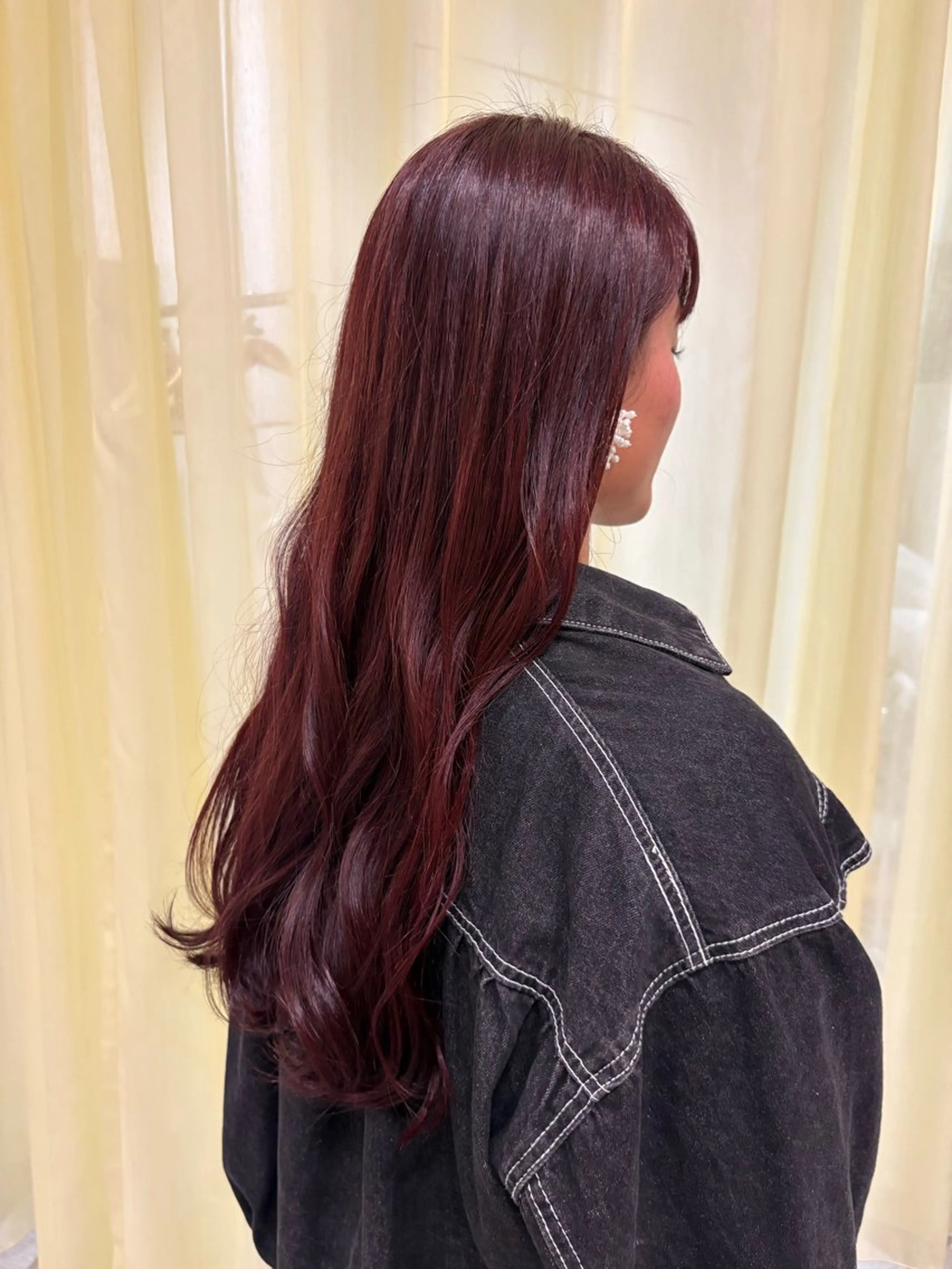 ロング カラー mikke所属・shiozaki izumiのヘアスタイル