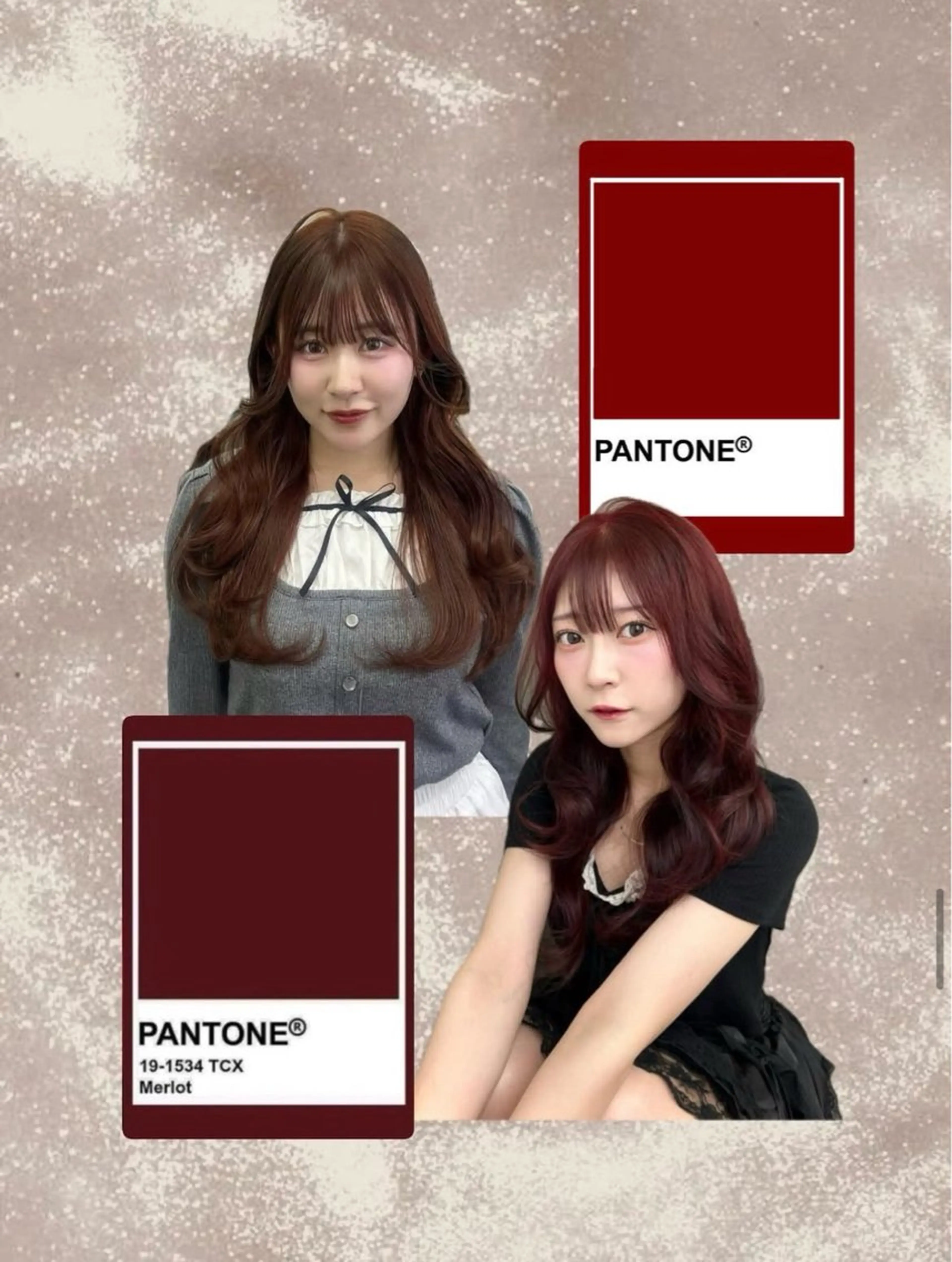 ロング カラー ヘアアレンジ ヘアカラー ico所属・柏木 理那のヘアスタイル