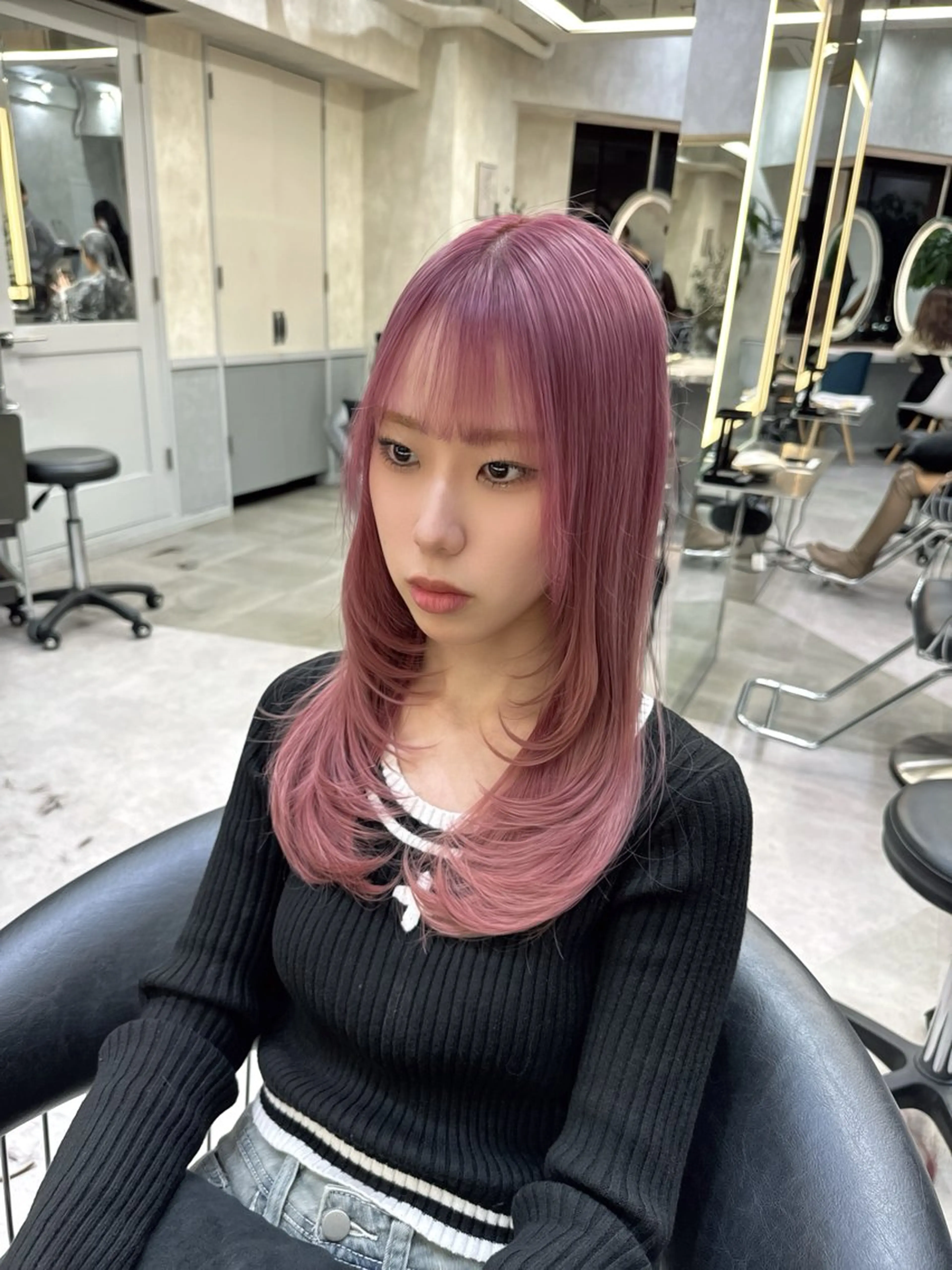 ロング JUNYA 海外ガールヘアのヘアスタイル