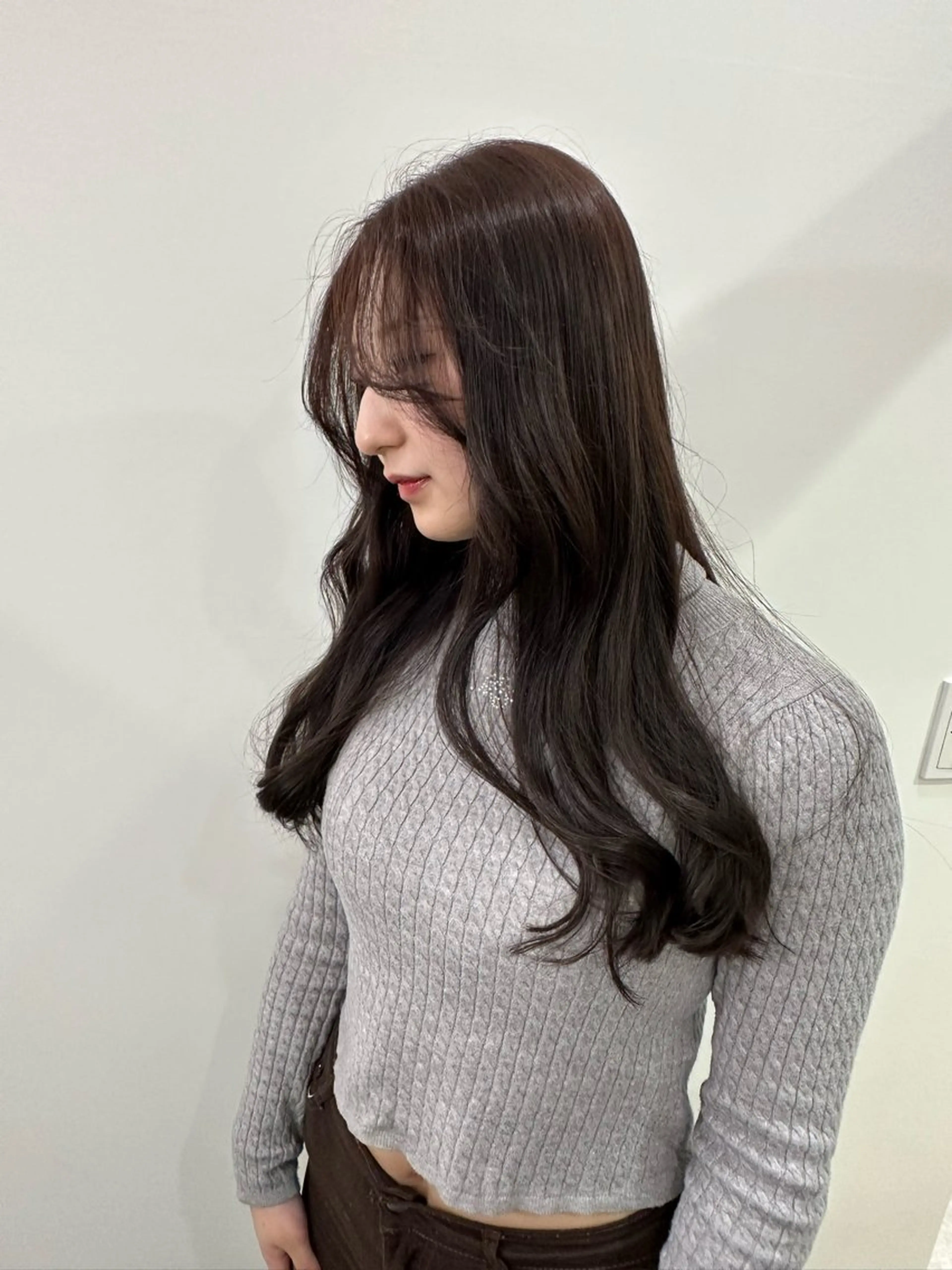 ロング カラー ブリーチ ダブルカラー ラベンダーカラー ブリーチなしカラー カット ヘアカラー トリートメント ヘアセット/艶カラー 💐nao.のヘアスタイル