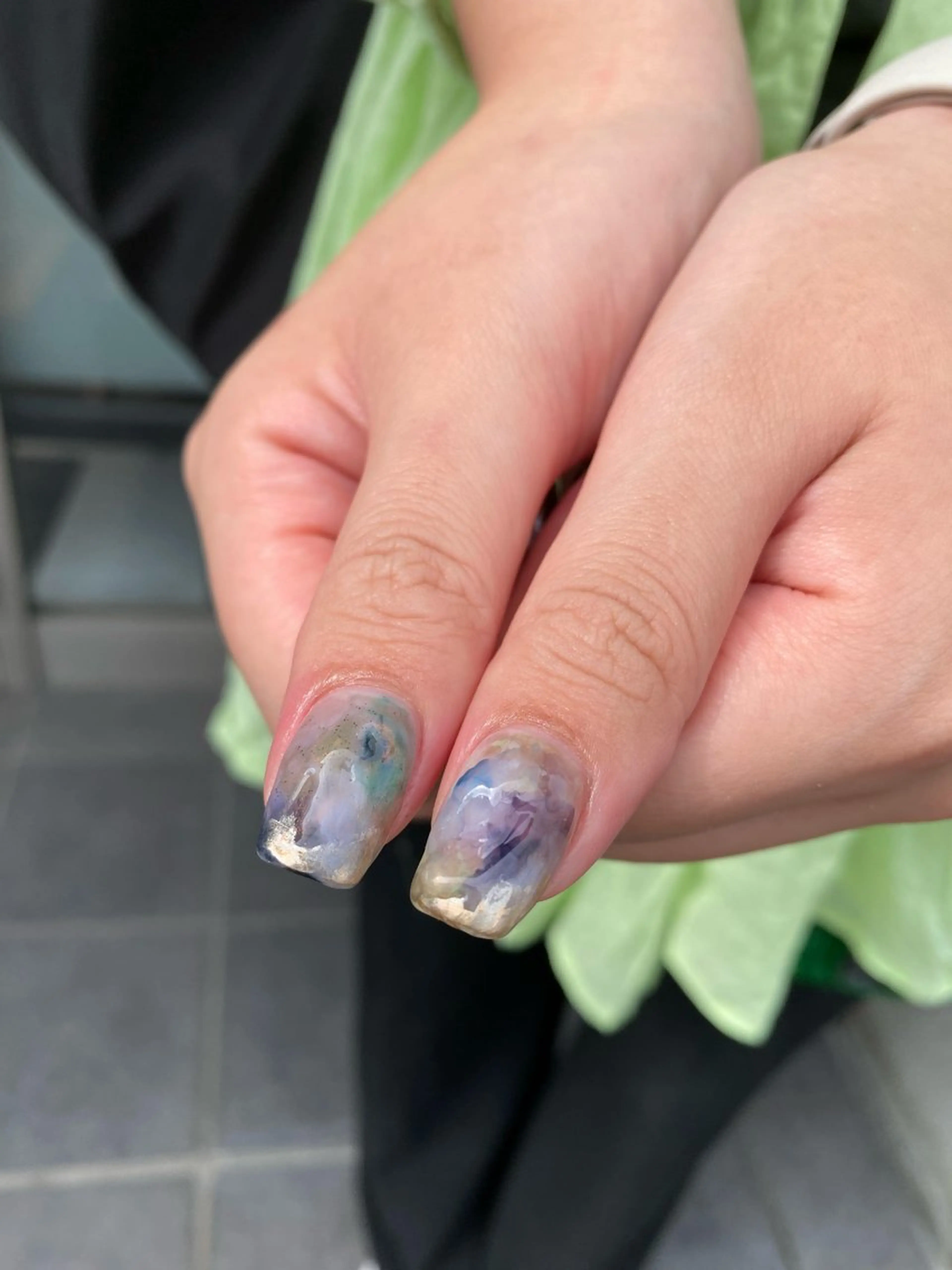 ネイル ジェルネイル マグネットネイル ニュアンスネイル ワンカラーネイル パラジェル ハンドネイル 草加ニュアンスネイル 🌚hersのネイルデザイン