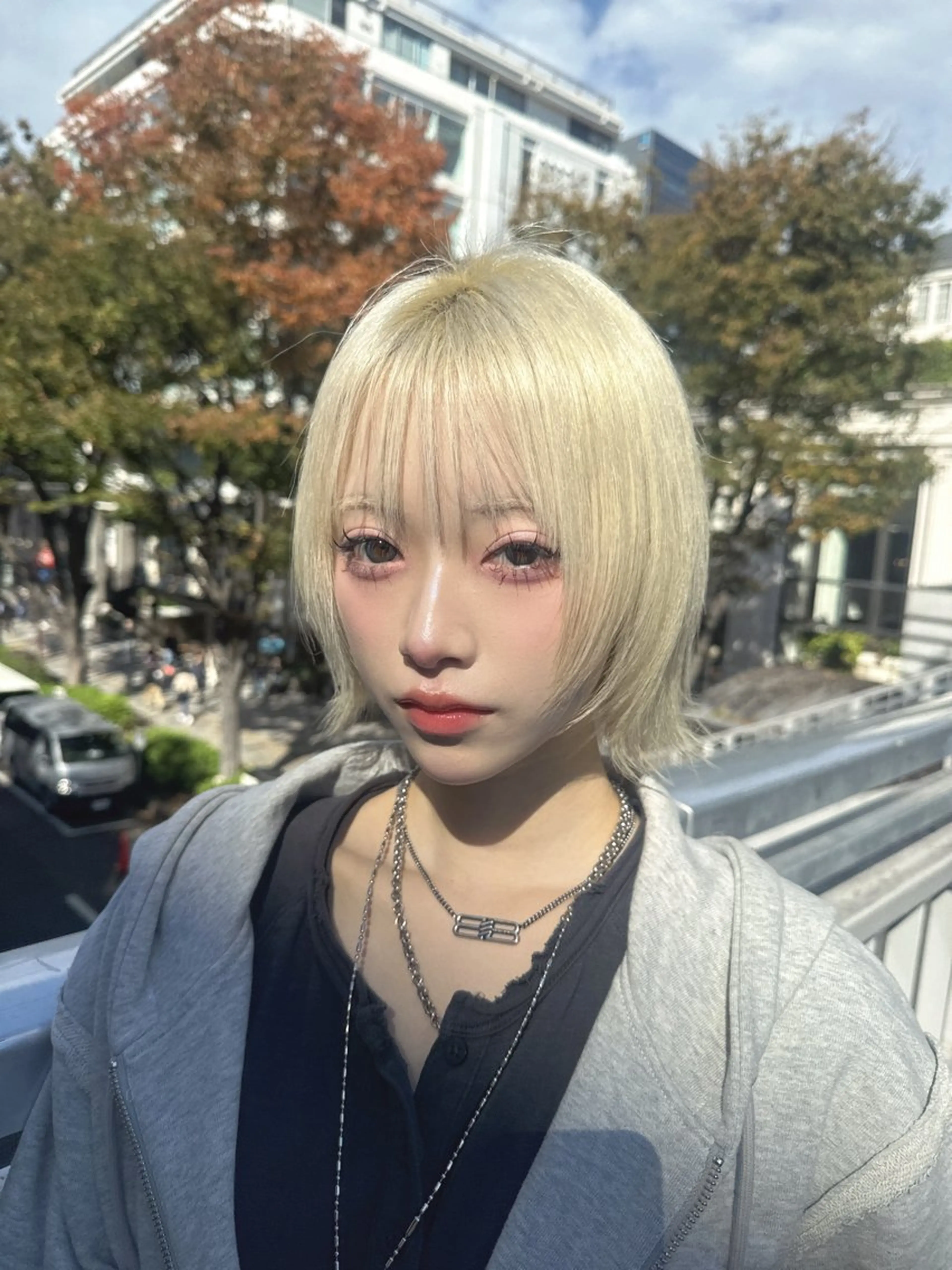 ショート カラー ベージュカラー ブリーチ ブロンド ケアブリーチ 透明感カラー カット ヘアカラー 💎透明感カラー特化 💎TAISEIのヘアスタイル