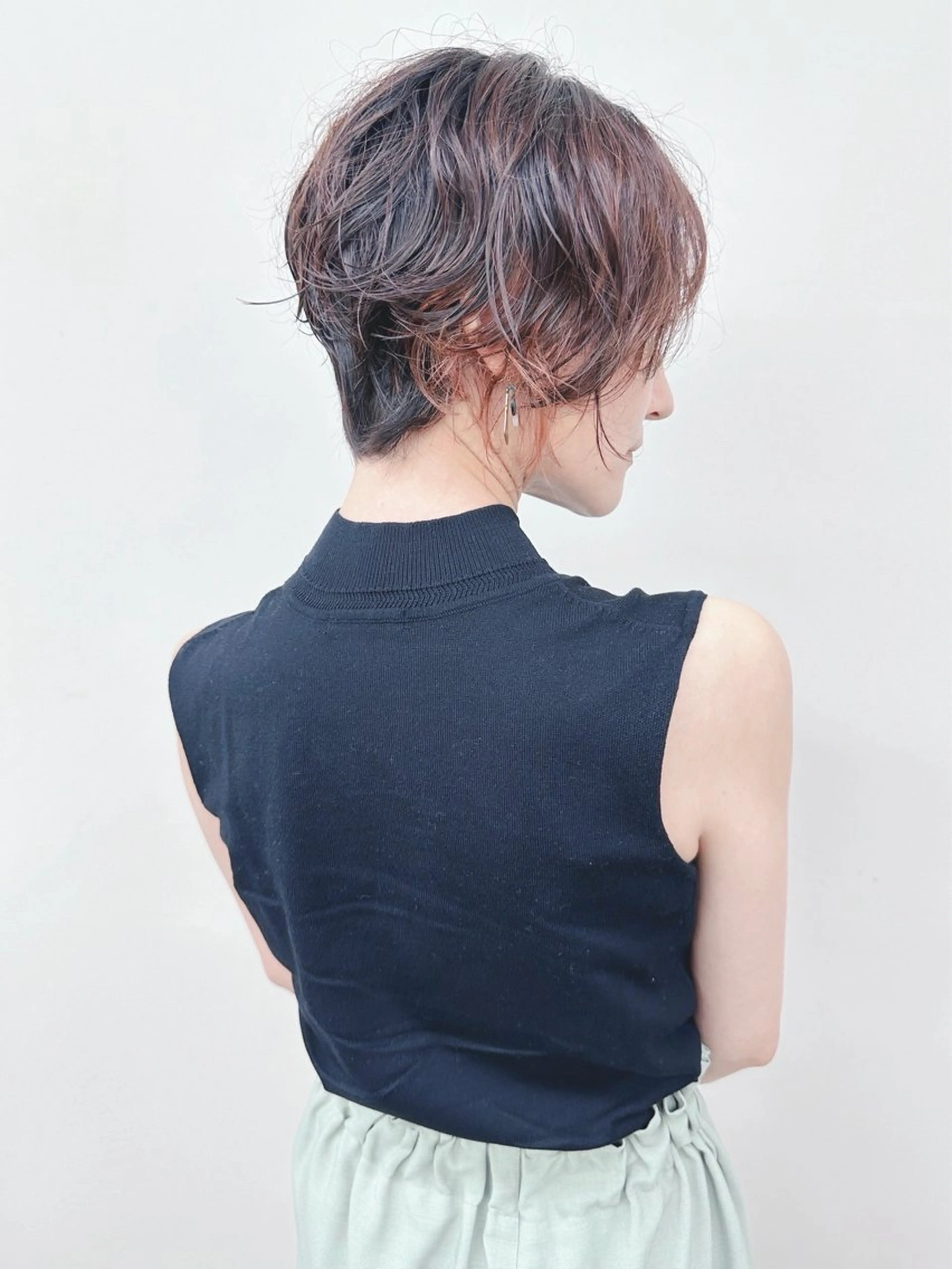 ショート パーマ カット パーマ 小顔ボブ/お悩み解決 /ボブパーマ/とういのヘアスタイル