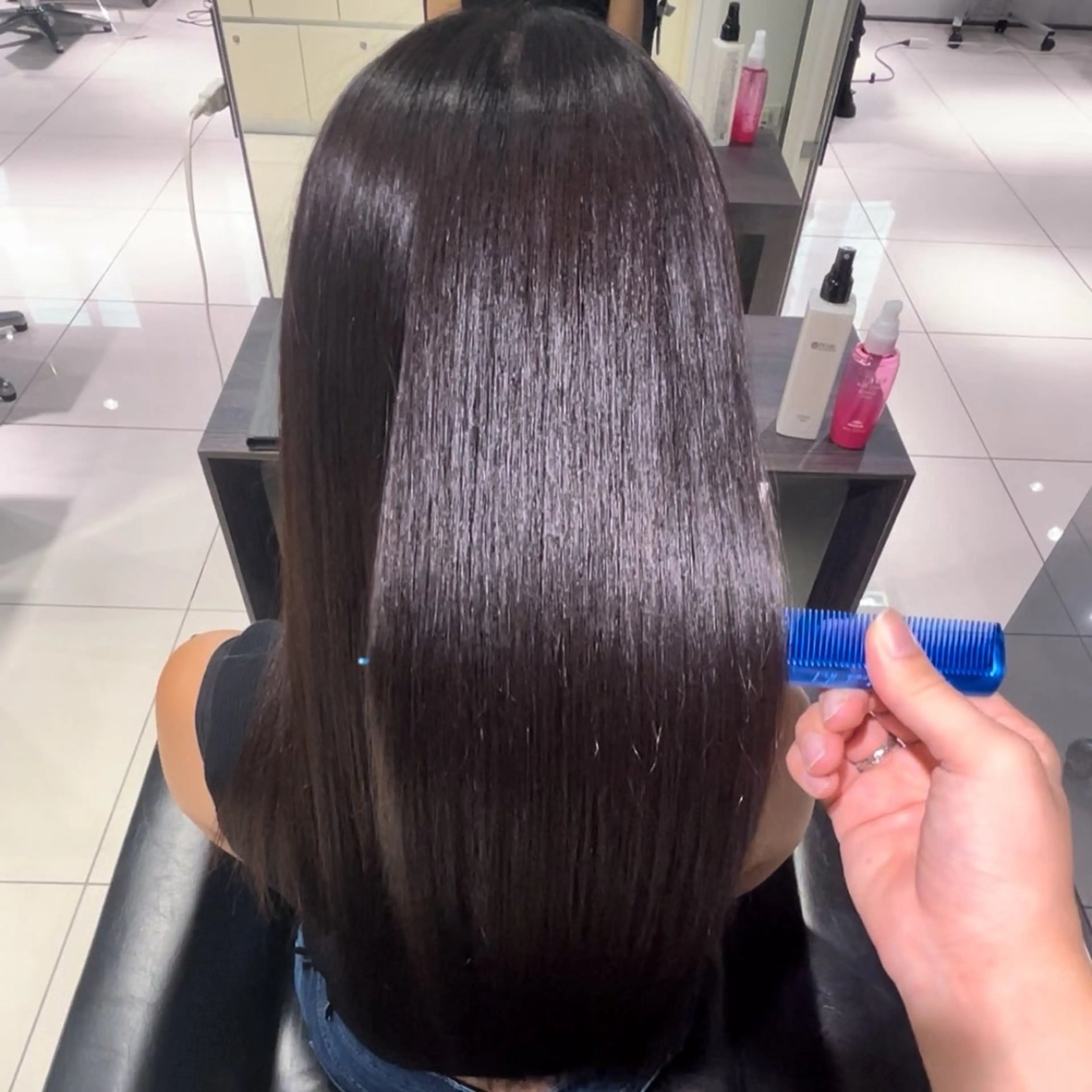 ロング カラー 髪質改善/透明感カラ ー/レイヤー/あやはのヘアスタイル