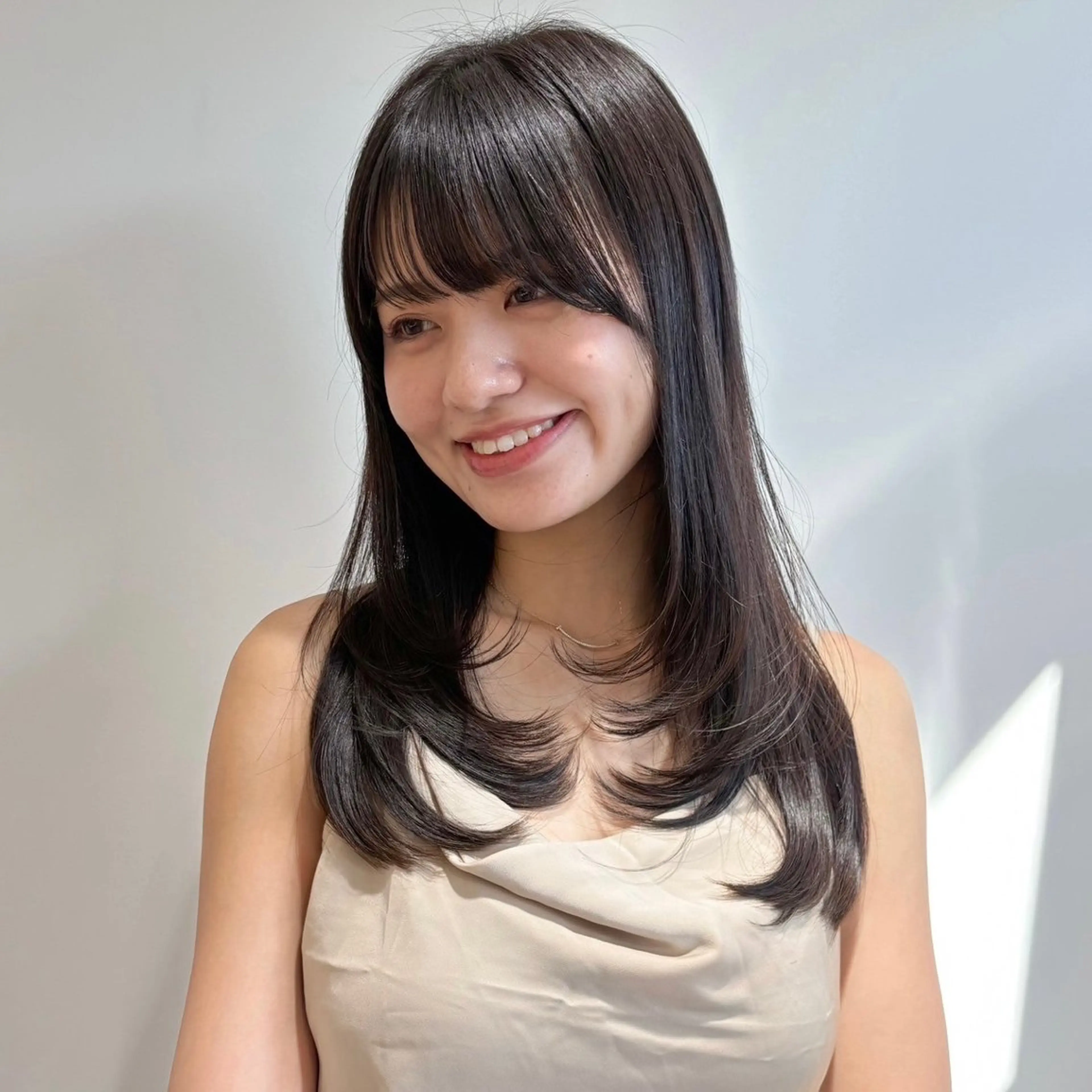 セミロング 原宿/ボブ/髪質 改善/レイヤー/優希のヘアスタイル