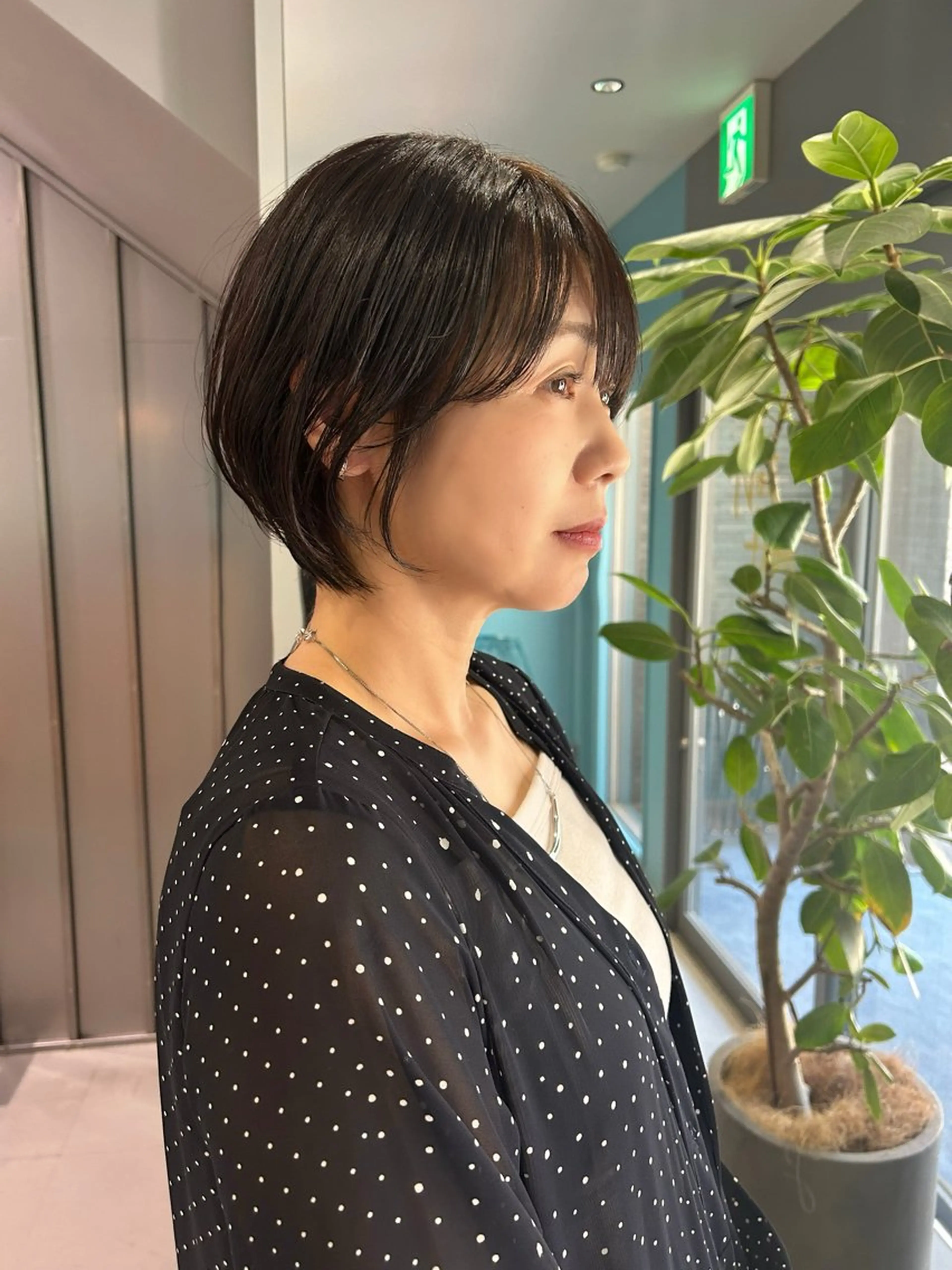 ショート 丸みショート 顔周りカット 似合わせカット ショートヘア urara/ショート /透明感カラーのヘアスタイル