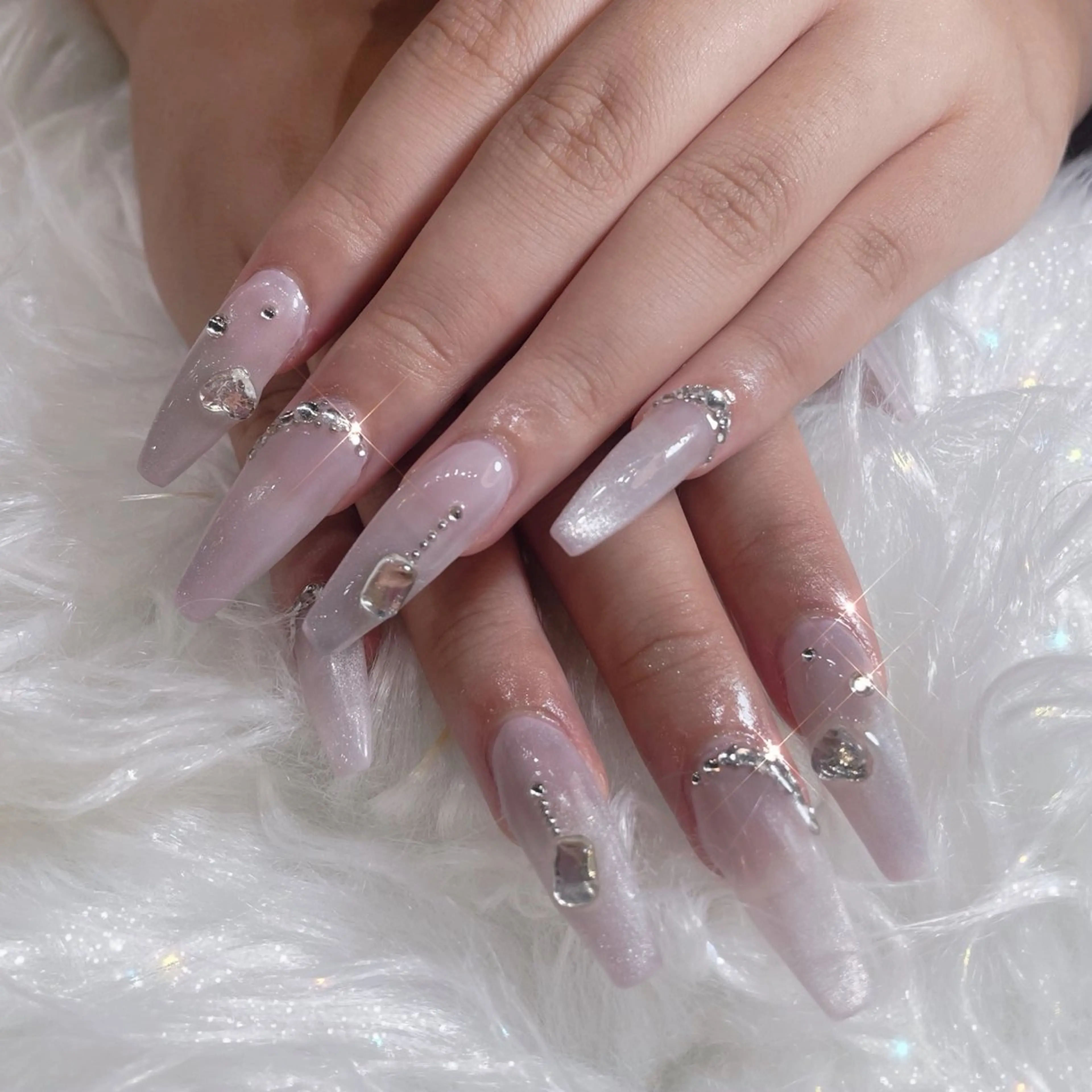 ネイル アートネイル グラデーション マグネットネイル P-BOX所属・NENE／Insta p_box_neneのネイルデザイン