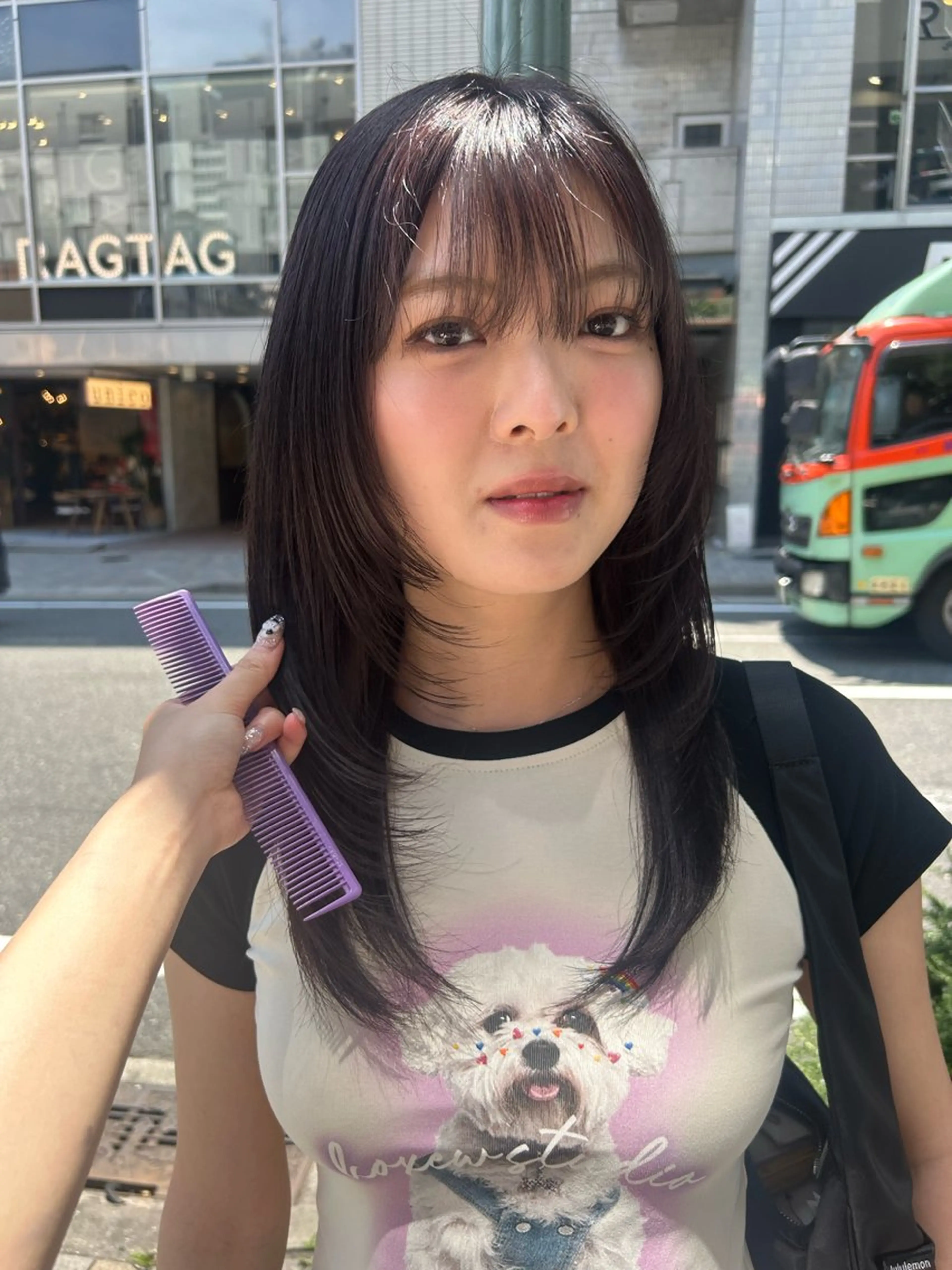 ロング ヘアカラー トリートメント ambiente所属・stylist 倉本恋のヘアスタイル