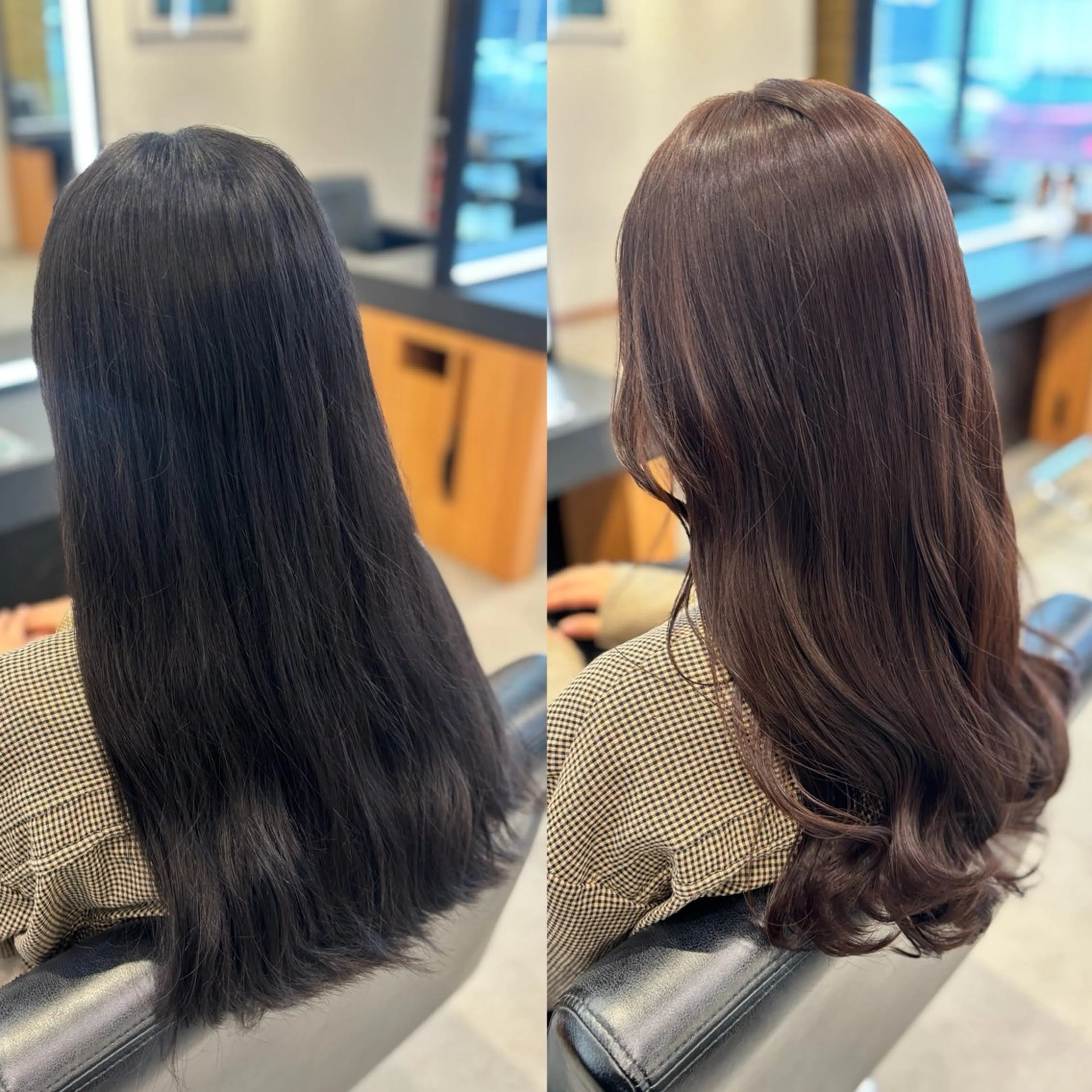 ロング カラー ベージュカラー 透明感カラー ヘアカラー トリートメント 髪質改善/伏見 RABU(ému)のヘアスタイル