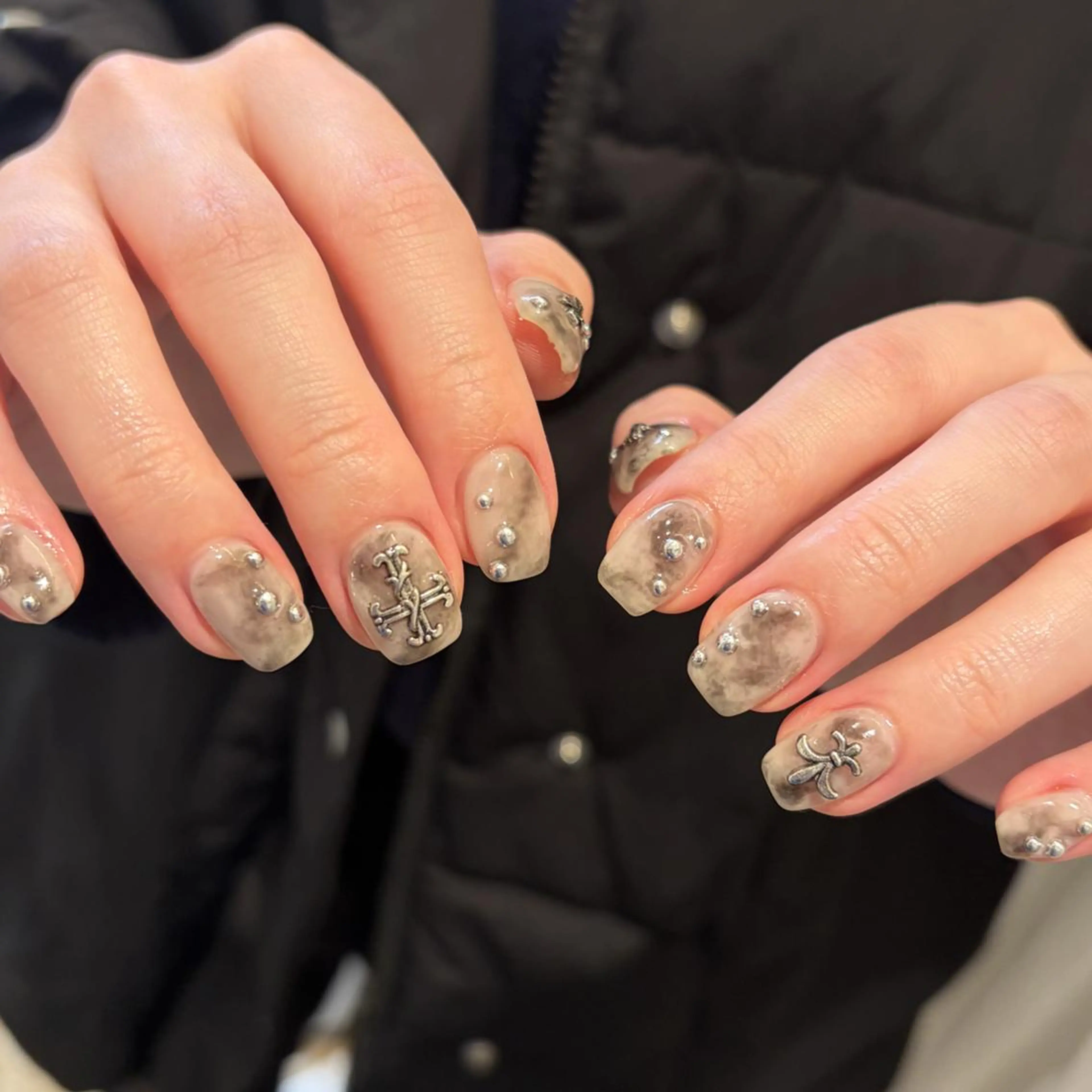 ネイル ハンドネイル kyoko✨個性派 /ニュアンスのネイルデザイン