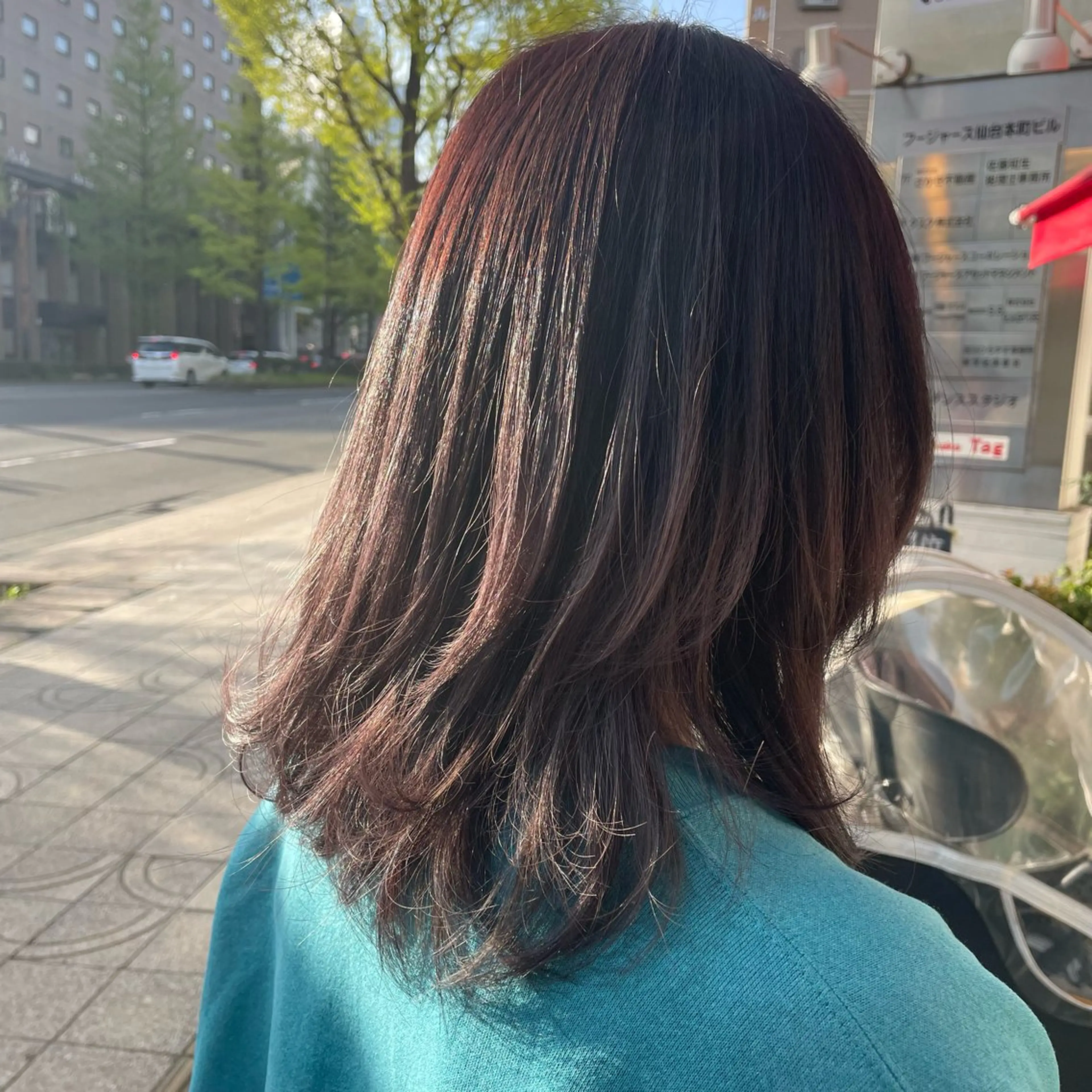 カラー Nest千葉颯 パーマモデル募集のヘアスタイル