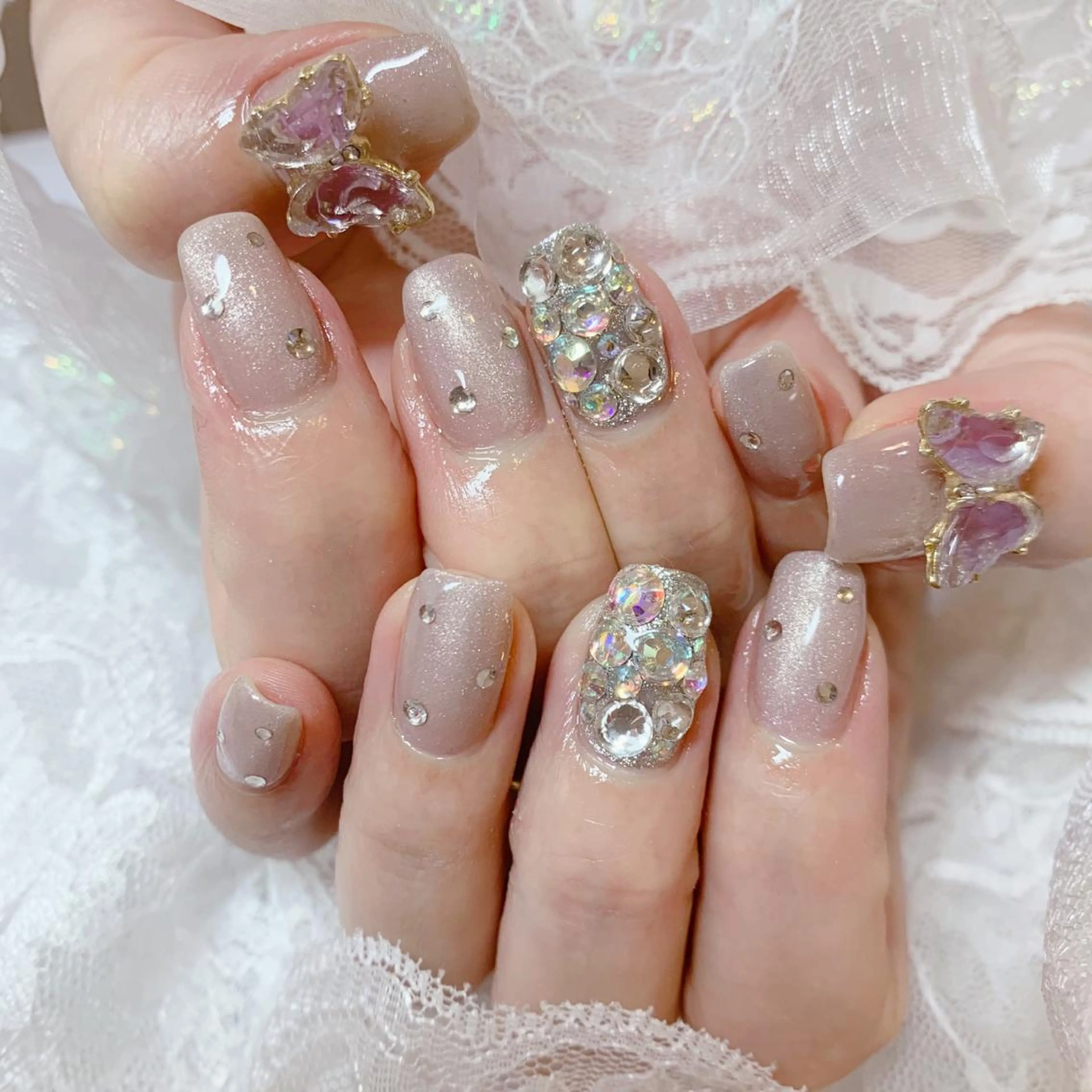 ネイル ハンドネイル La neige* yuki 🥯🍑のネイルデザイン