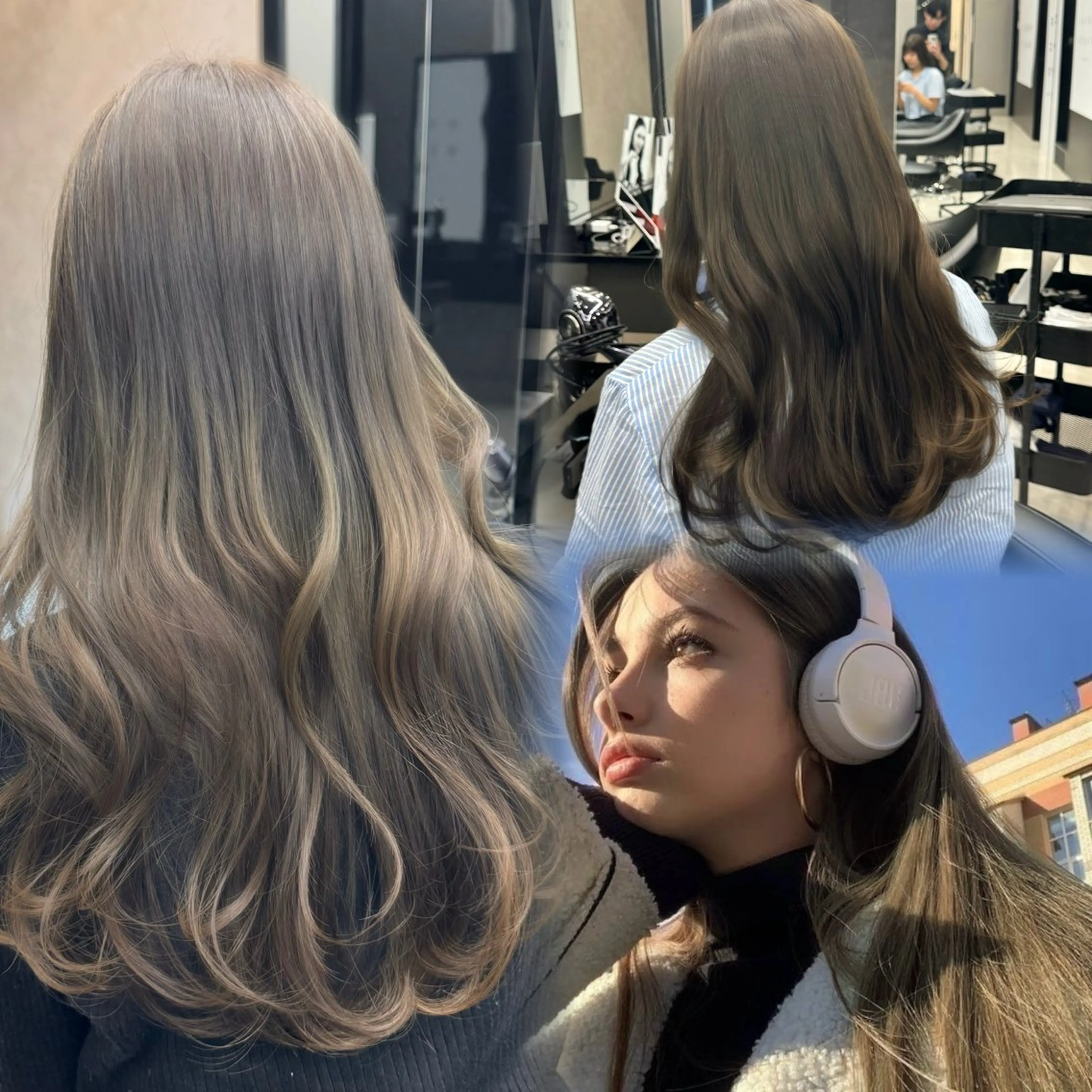 ロング カラー カット ヘアカラー トリートメント 🌈【透明感・韓国 ヘア】YUYA🌈のヘアスタイル